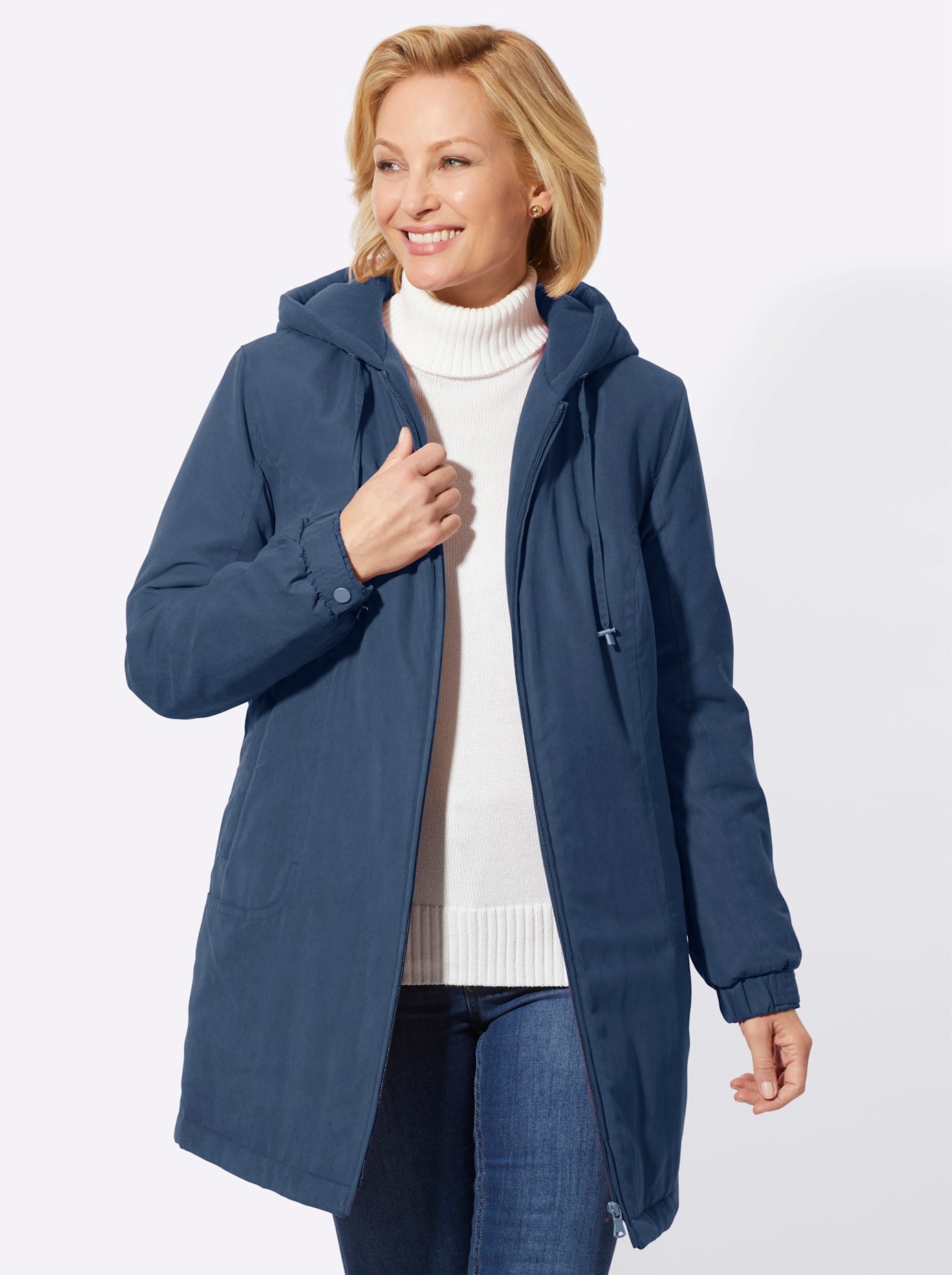 Classic Basics Langjacke, mit Kapuze günstig online kaufen