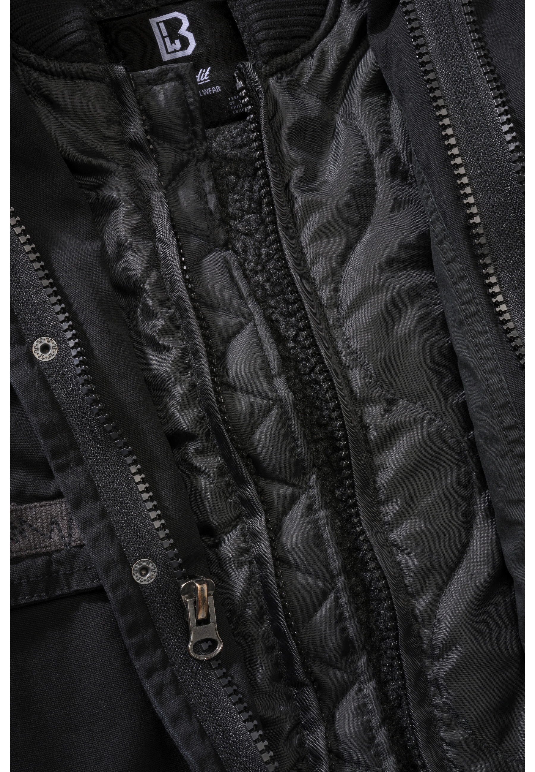 Brandit Parka »Brandit Herren Kids M65 Giant Jacket« 1 Stk. tlg. mit Kapuze