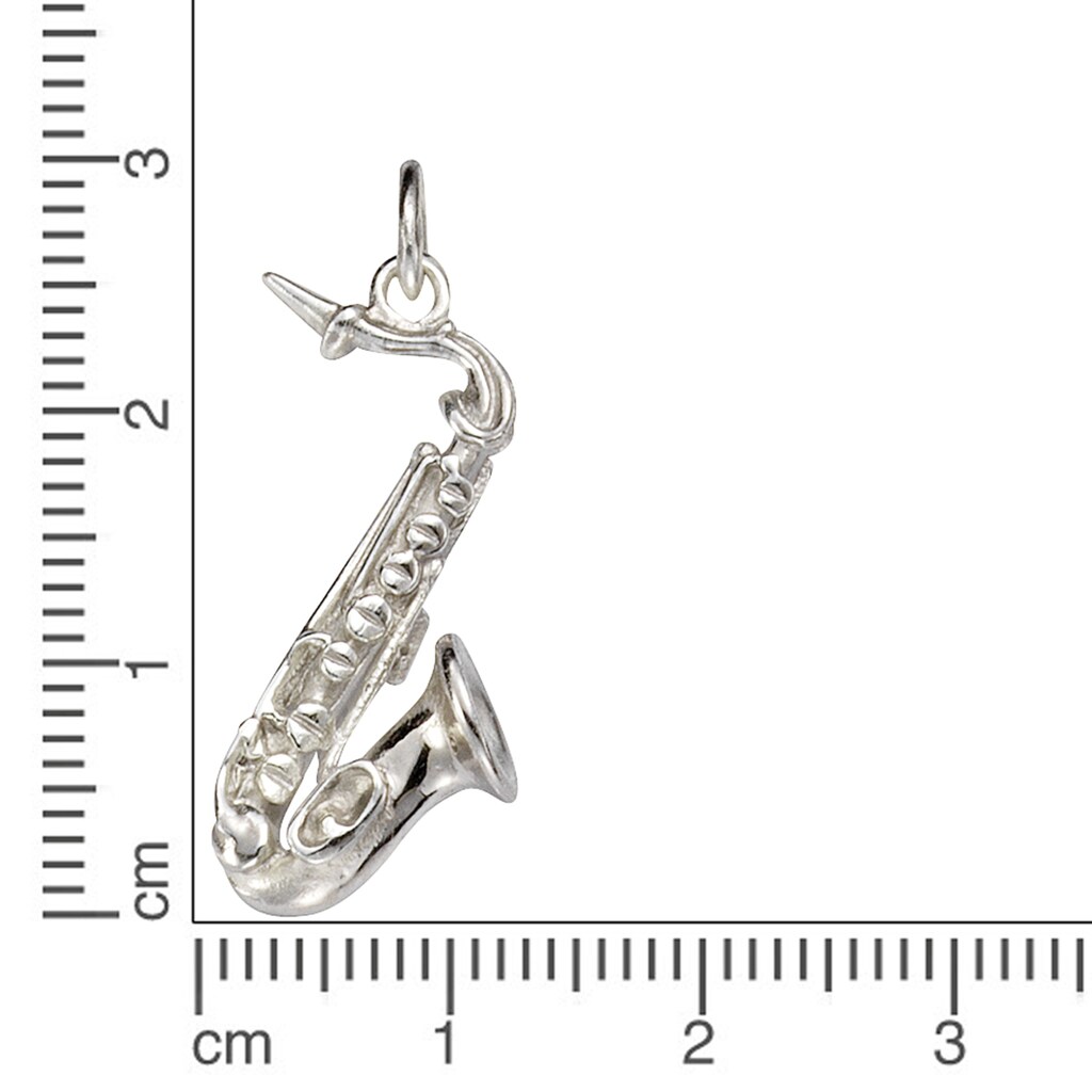 Vivance Kettenanhänger »925 Sterling Silber Saxophon«