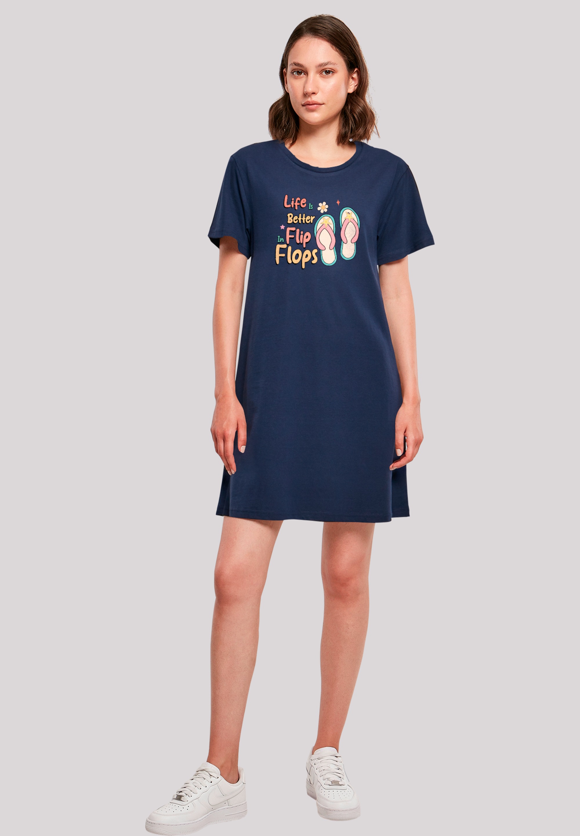 F4NT4STIC T-Shirt »Life Is Better In Flip Flops«, Premium Qualität
