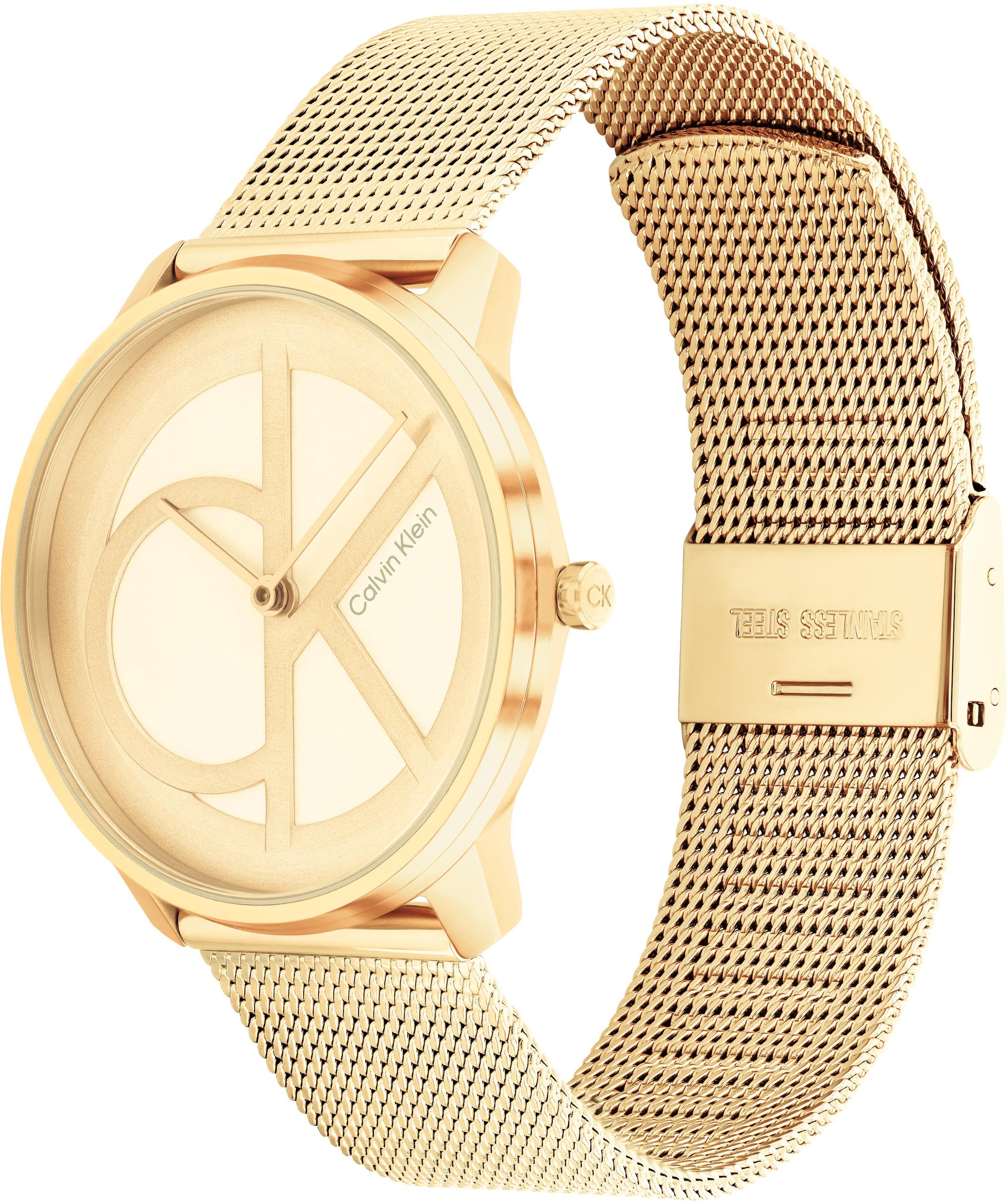 Calvin Klein Quarzuhr »Iconic Mesh 35 mm, 25200034«