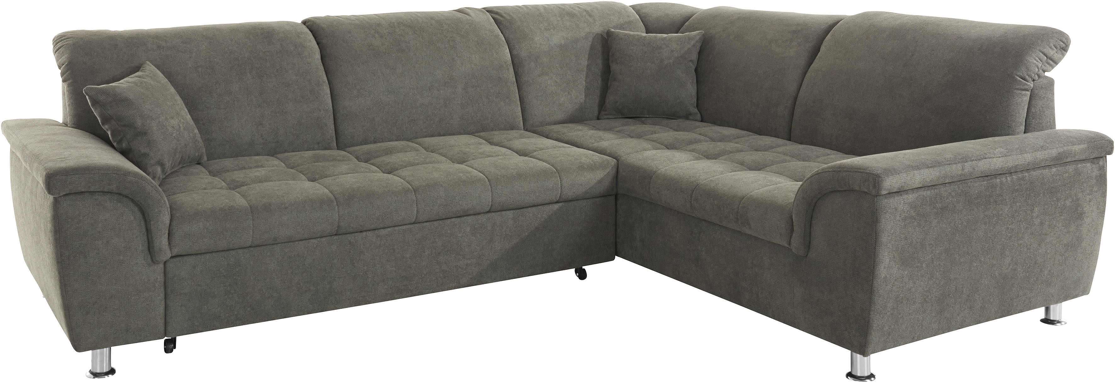 Thumbnail - DOMO collection Ecksofa "Franzi, zeitlos und elegant, moderne Sitzheftung, L-Form" wahlweise mit Kopfteilverstellung (da...