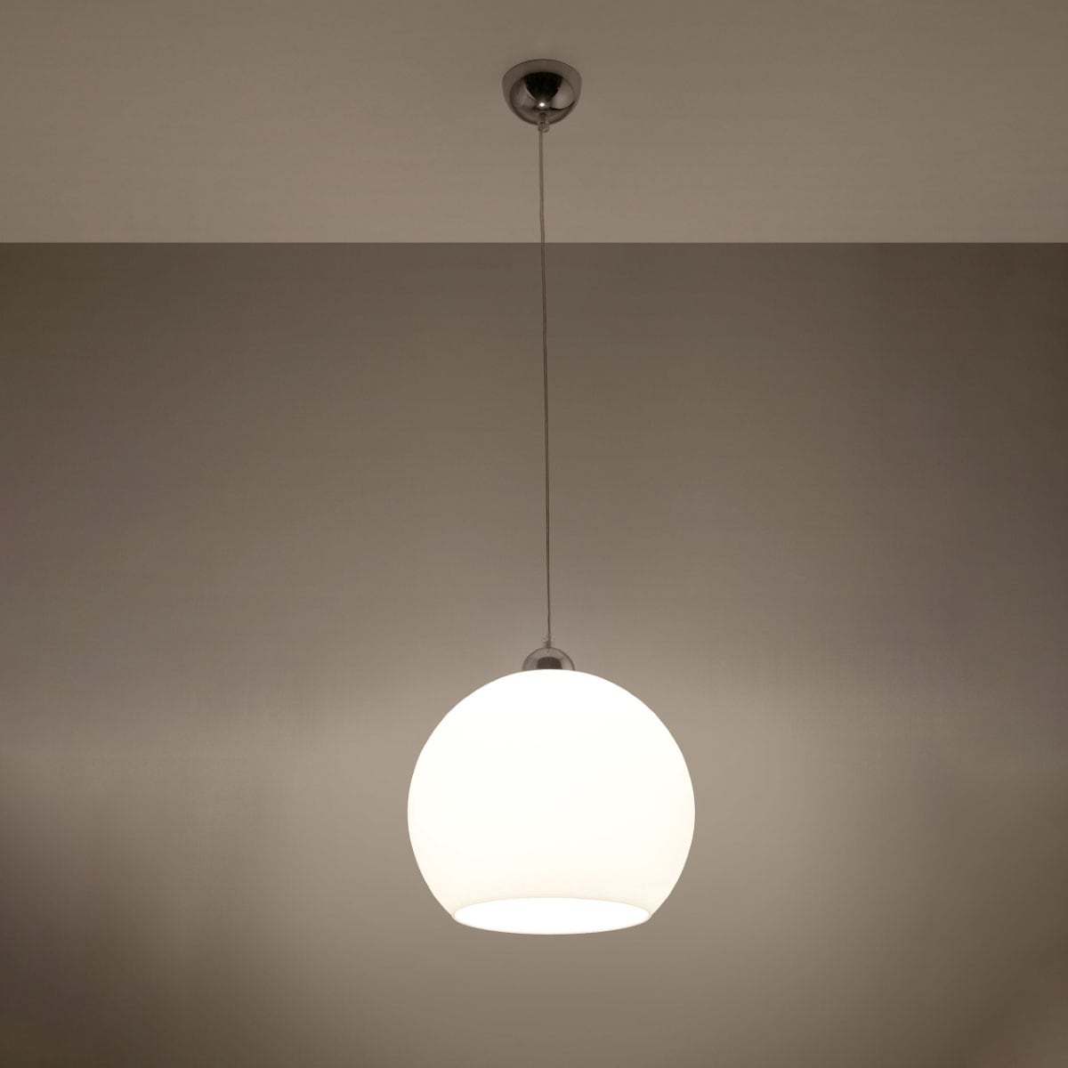 SOLLUX lighting Hängeleuchte »BALL«, 1 flammig, Leuchtmittel E27 | ohne Leuchtmittel, Verteiltes Licht