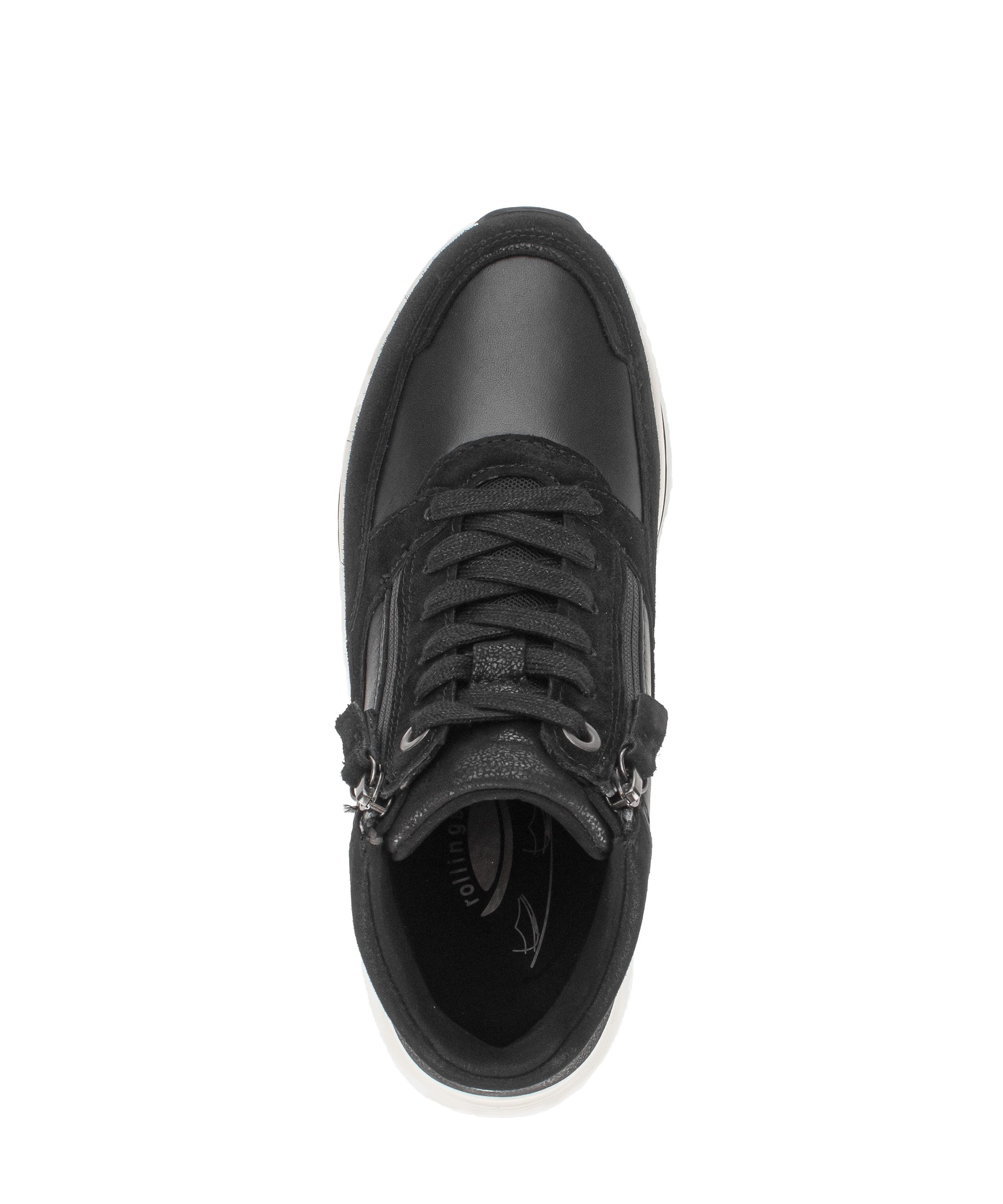 Gabor Schnürboots  Keilabsatz, High Top-Sneaker mit herausnehmbarer Innensohle