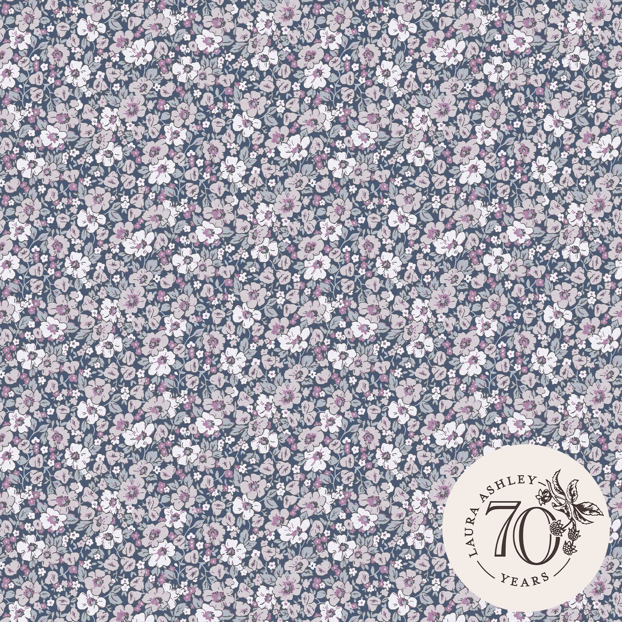 LAURA ASHLEY Vliestapete »Libby Purple«, 10mx52cm