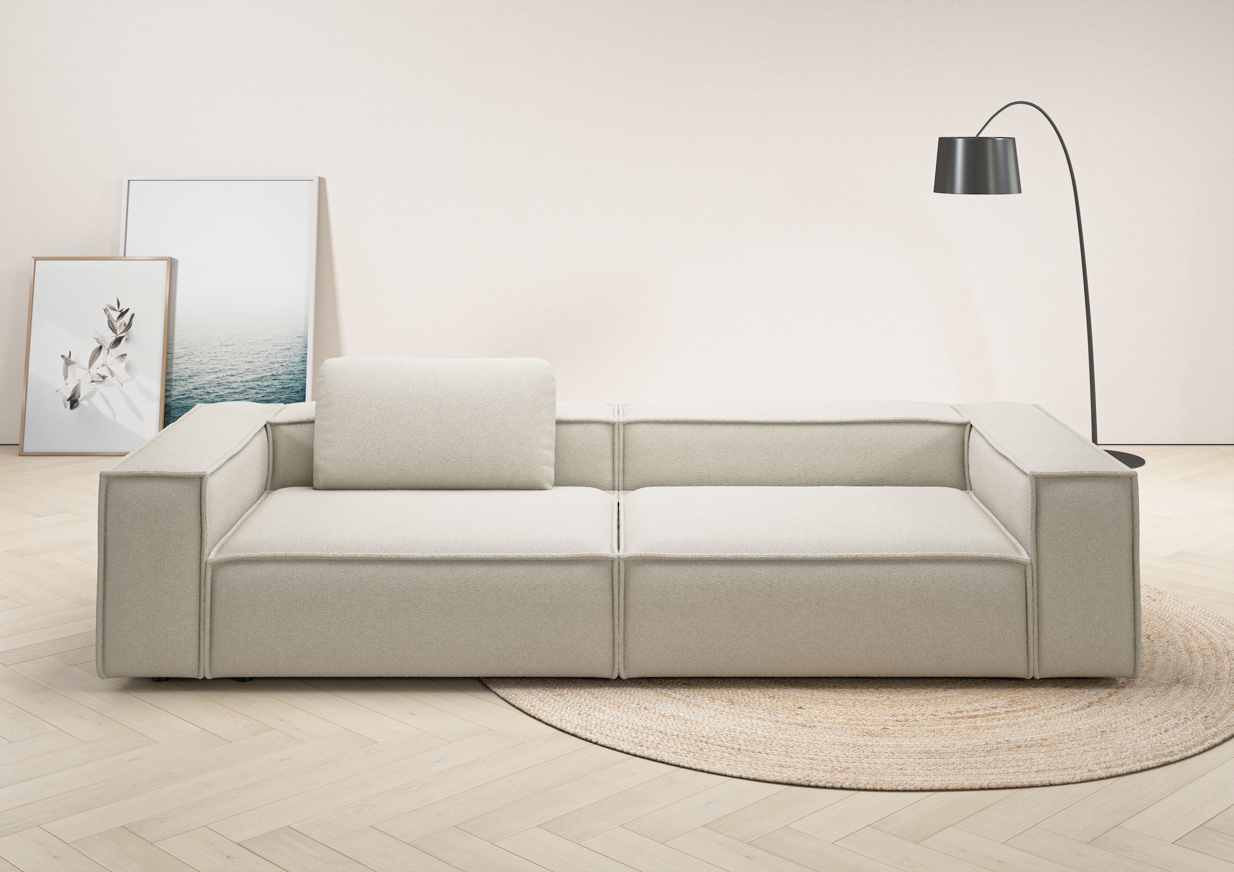 Home affaire 3-Sitzer "Watertown moderner 3-Sitzer" extra breites Sofa mit günstig online kaufen