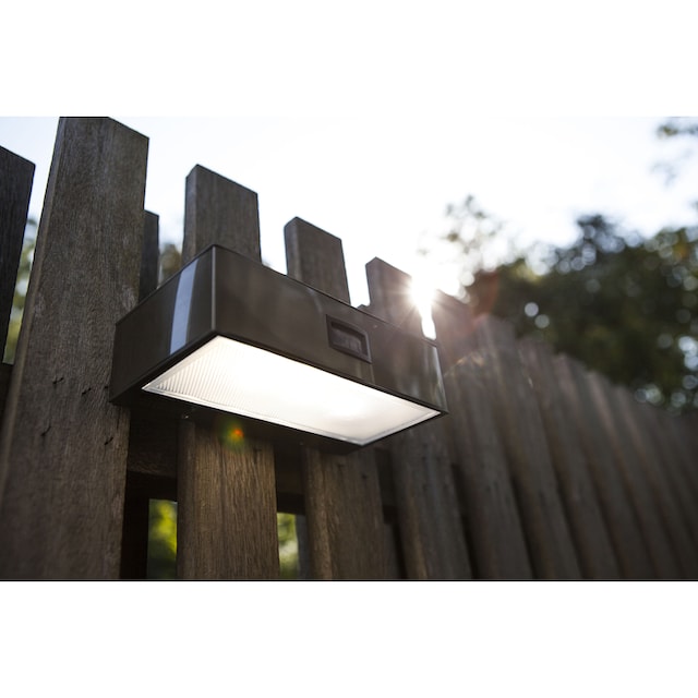 LUTEC LED Außen-Wandleuchte »BRICK«, Solarleuchte, Bewegungsmelder | BAUR