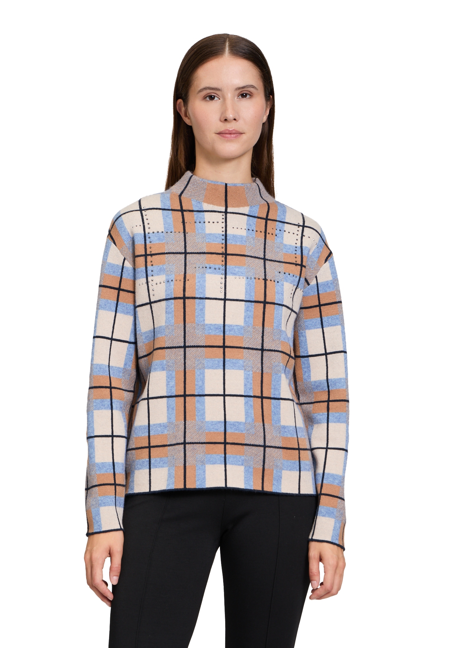 Betty Barclay Strickpullover "Betty Barclay Damen Strickpullover kariert", günstig online kaufen