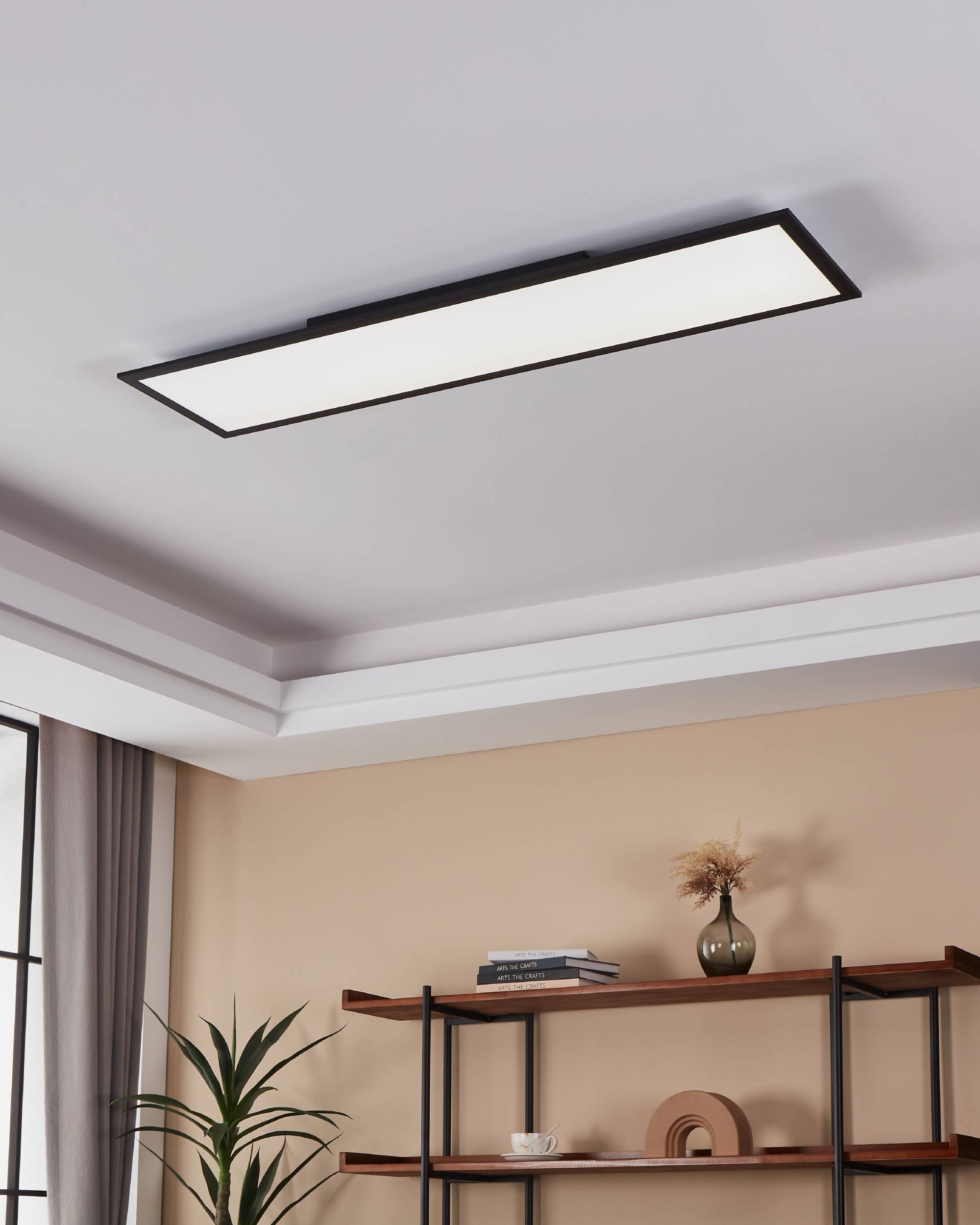 EGLO LED-Deckenleuchte »SALOBRENA-Z«,  in schwarz aus Alu / inkl. LED fest integriert - 33,5 Watt