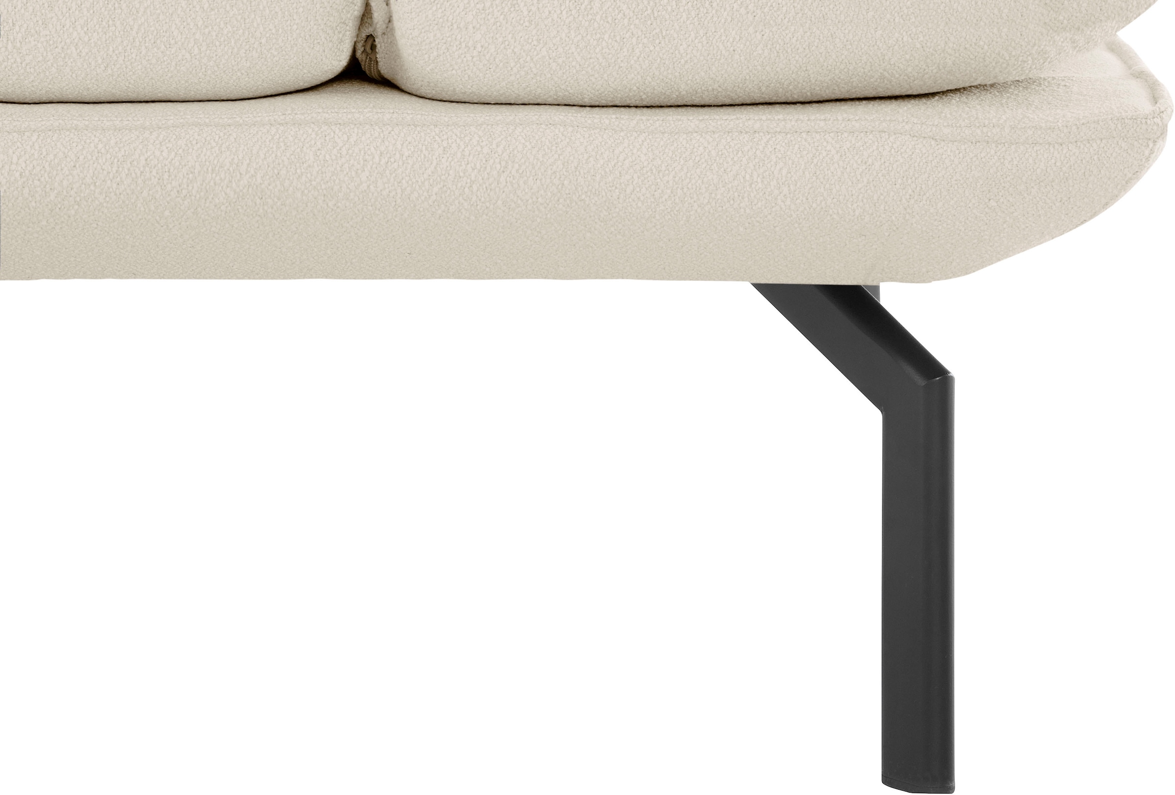 BAUR Arm- collection | mit DOMO bestellen »New und Metall wahlweise Ecksofa York«, Rückenfunktion, mit Winkelfuß aus