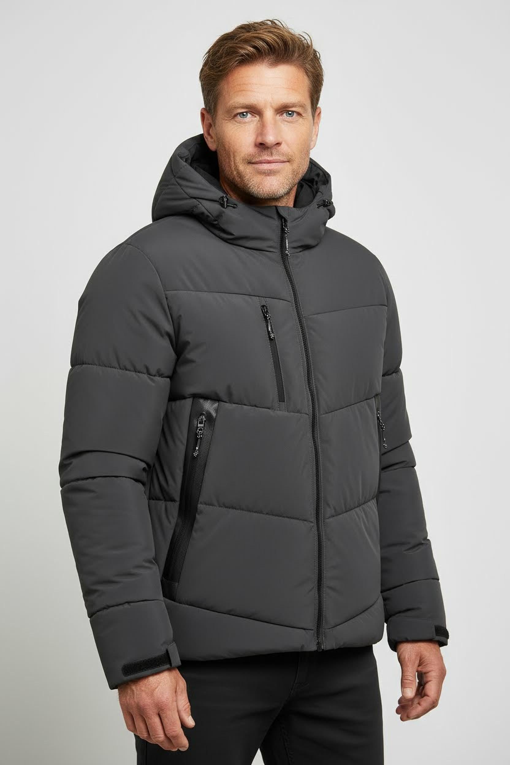 Killtec Steppjacke "KOW 255 MN QLTD JCKT" mit Kapuze mit gefütterter Kapuze, wärmend, wind- und wasserabweisend