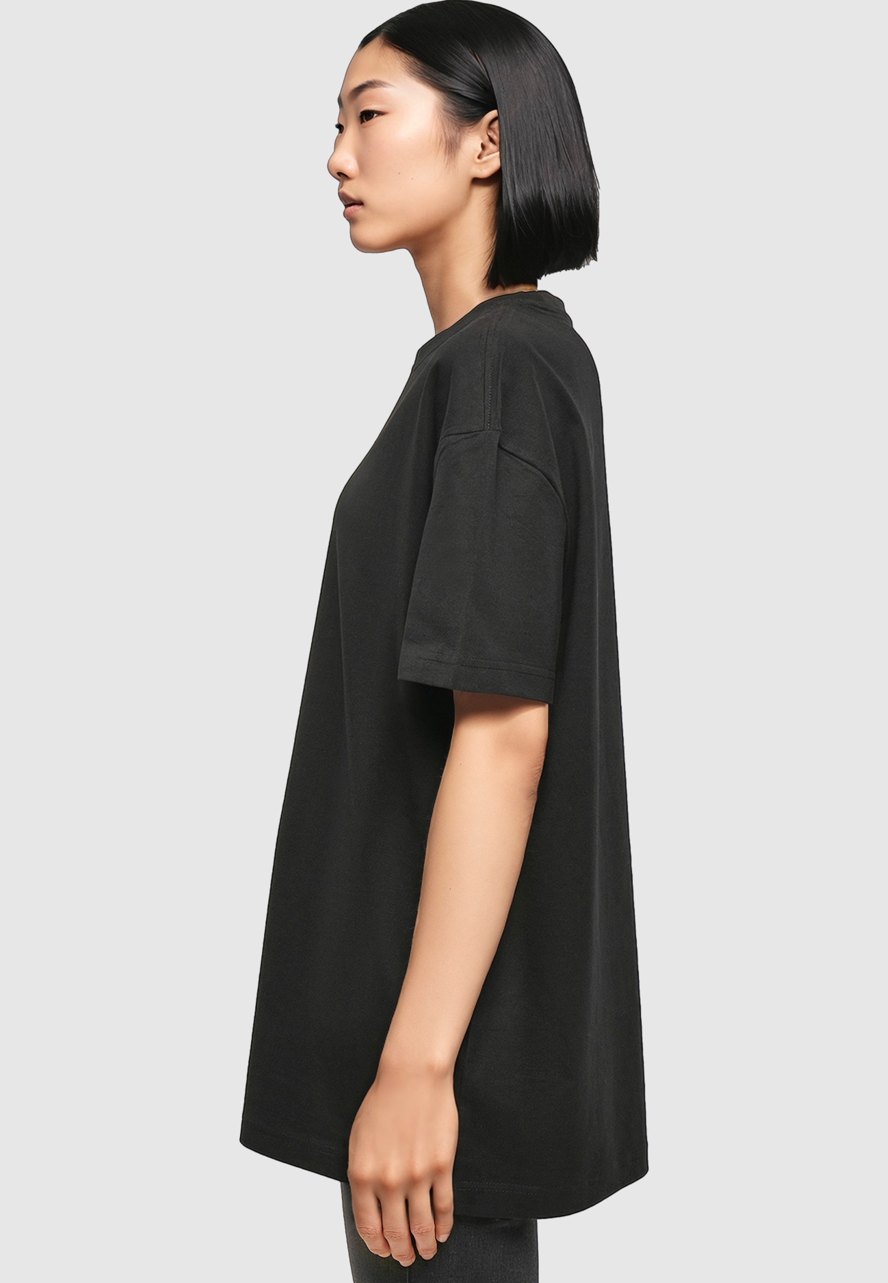 Merchcode T-Shirt »Merchcode Damen Ladies K Heart Oversized Boyfriend Tee« 1 Stk.