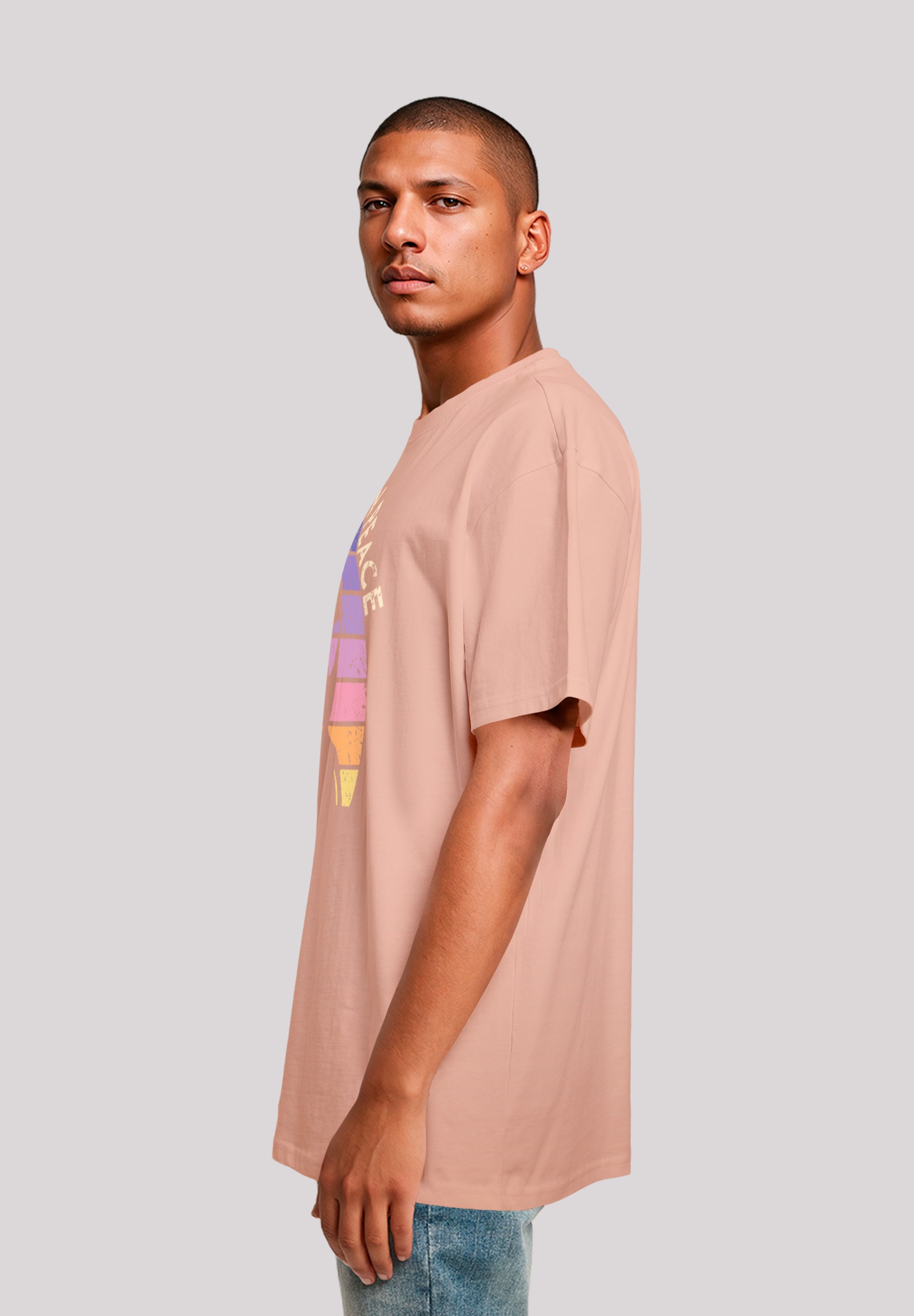 F4NT4STIC T-Shirt »Alien Peace Sunset«, Premium Qualität