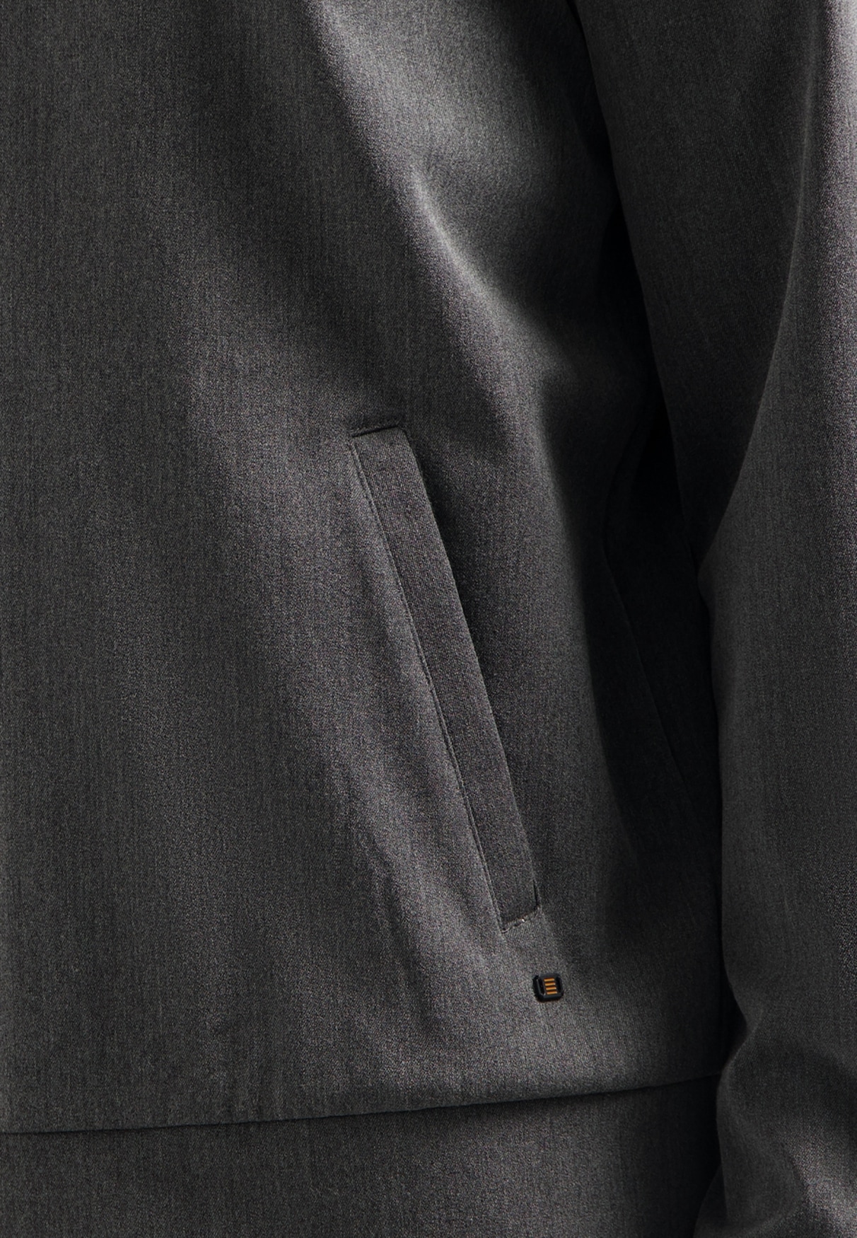NO EXCESS Bomberjacke »No Excess Leichte melierte Strickjacke«