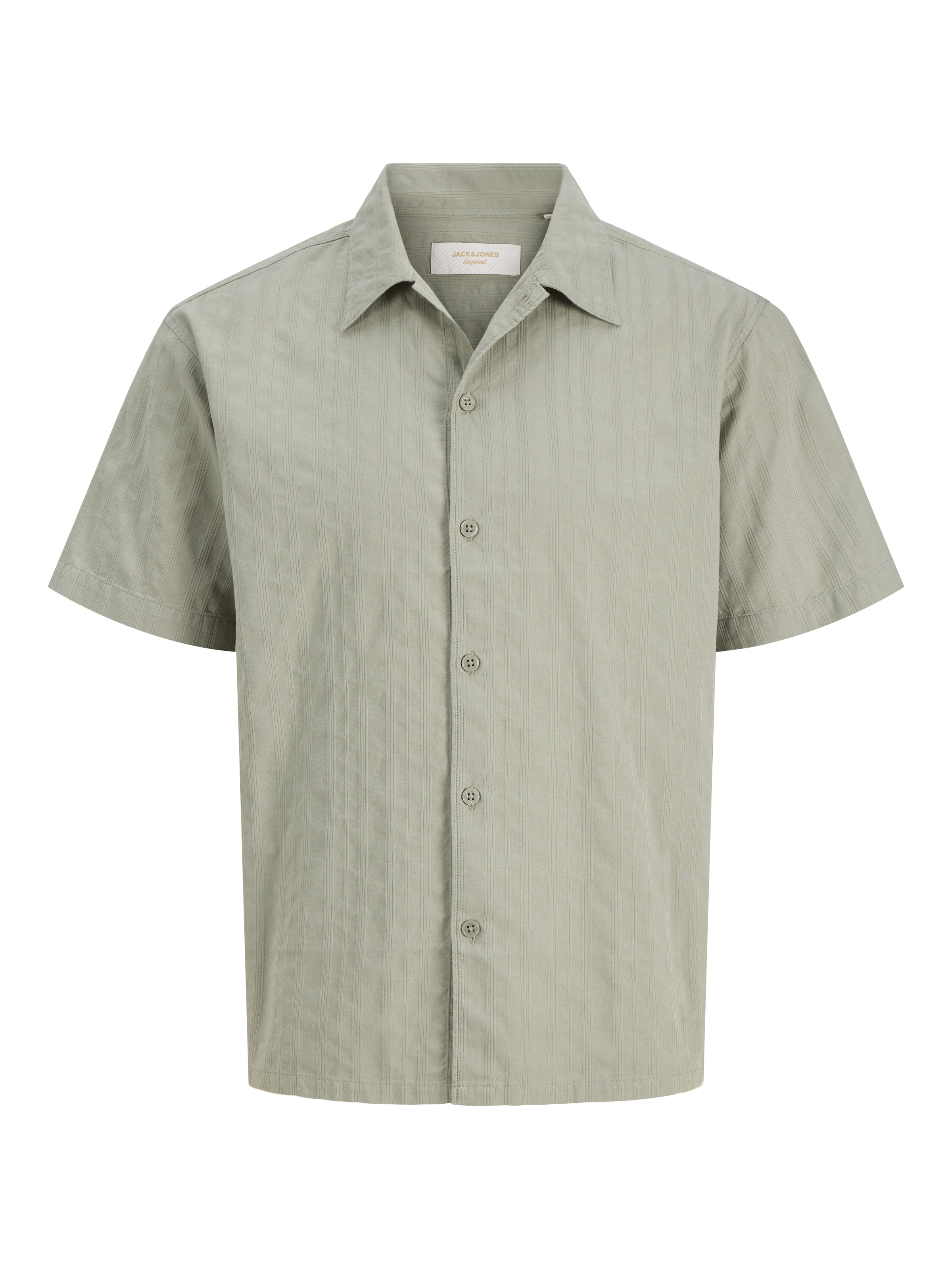 Jack & Jones Kurzarmhemd »JORRIVIERA TEXTURE SHIRT SS« mit Hemdkragen
