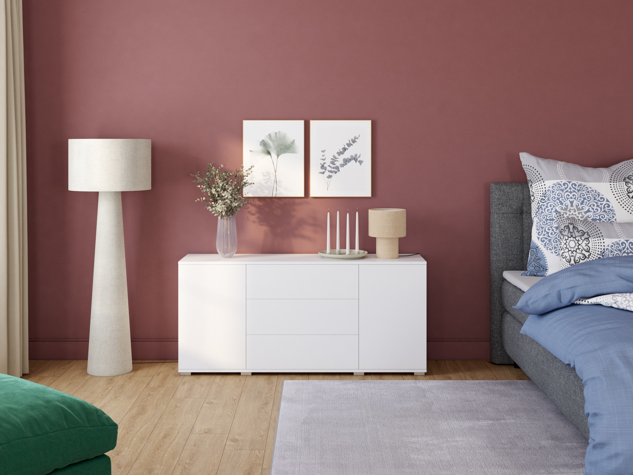 my home Bettwäsche »Tesso in Gr. 135x200, 155x220 oder 200x200 cm« 2 tlg. Bettwäsche mit Ornamenten und in verschiedenen Qualitäten