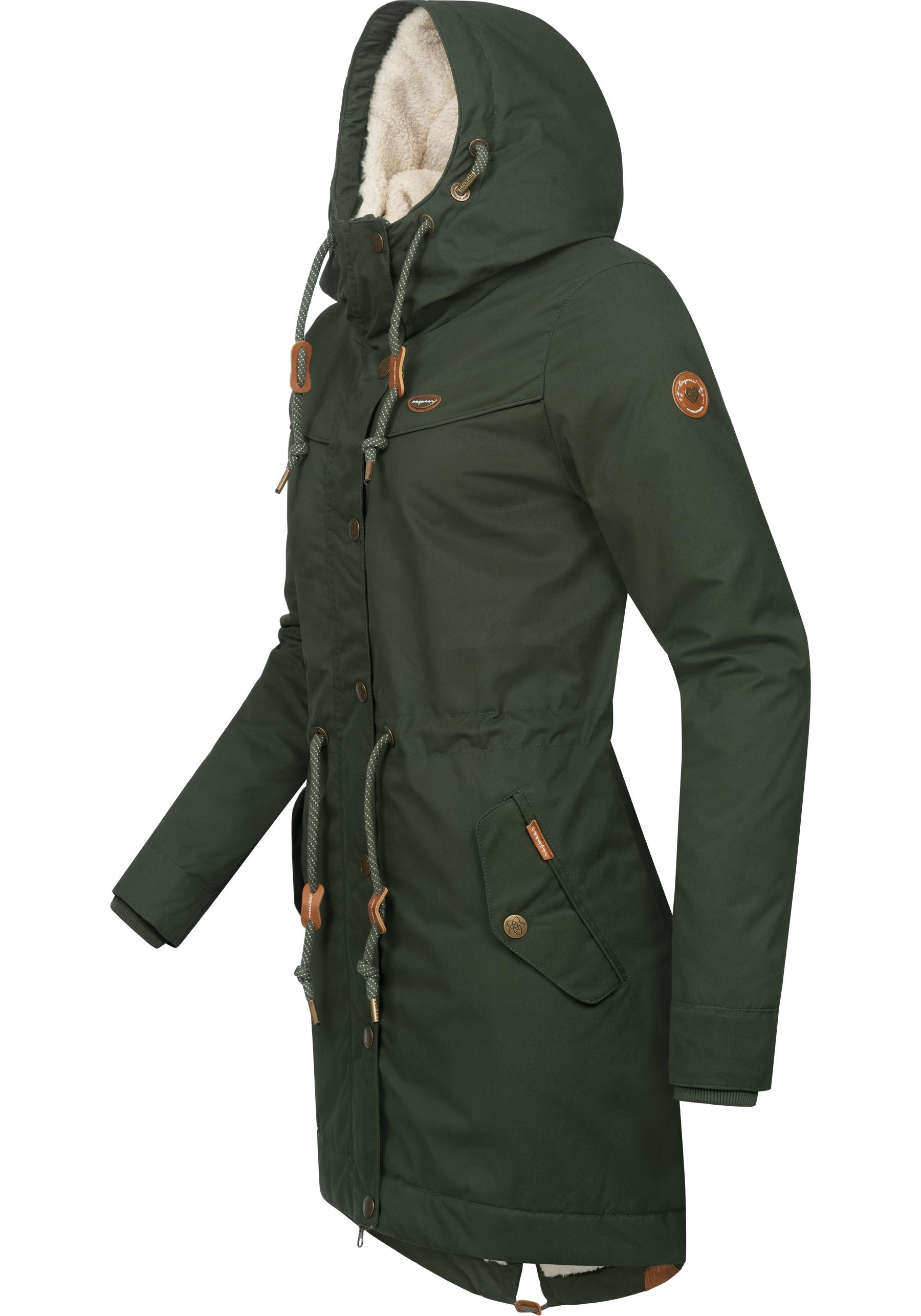 Ragwear Winterjacke »YM-Canny«, mit Kapuze, stylischer Damen Kurzmantel Parka mit Kapuze