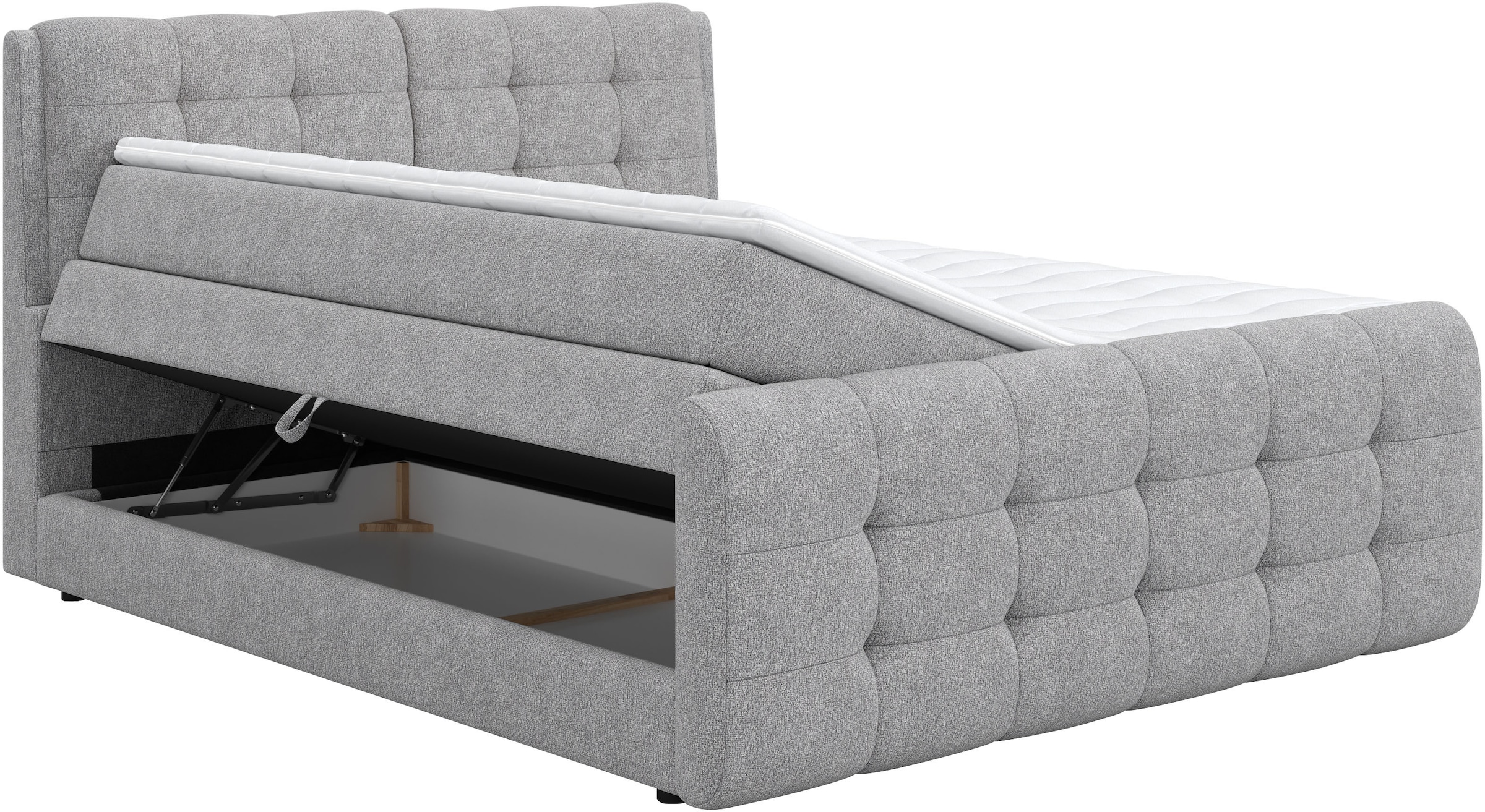 COTTA Boxspringbett »Fort mit Bettkasten, inkl. Topper«, erhältlich in verschiedenen Breiten (160cm, 180cm & 200cm)