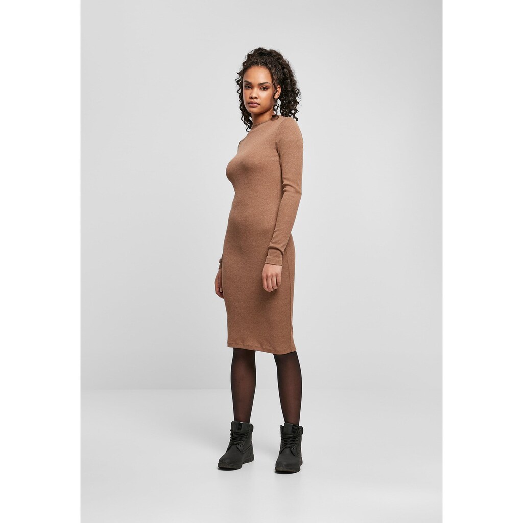 URBAN CLASSICS Shirtkleid »Urban Classics Damen Ladies Rib Dress«, (1 tlg.)