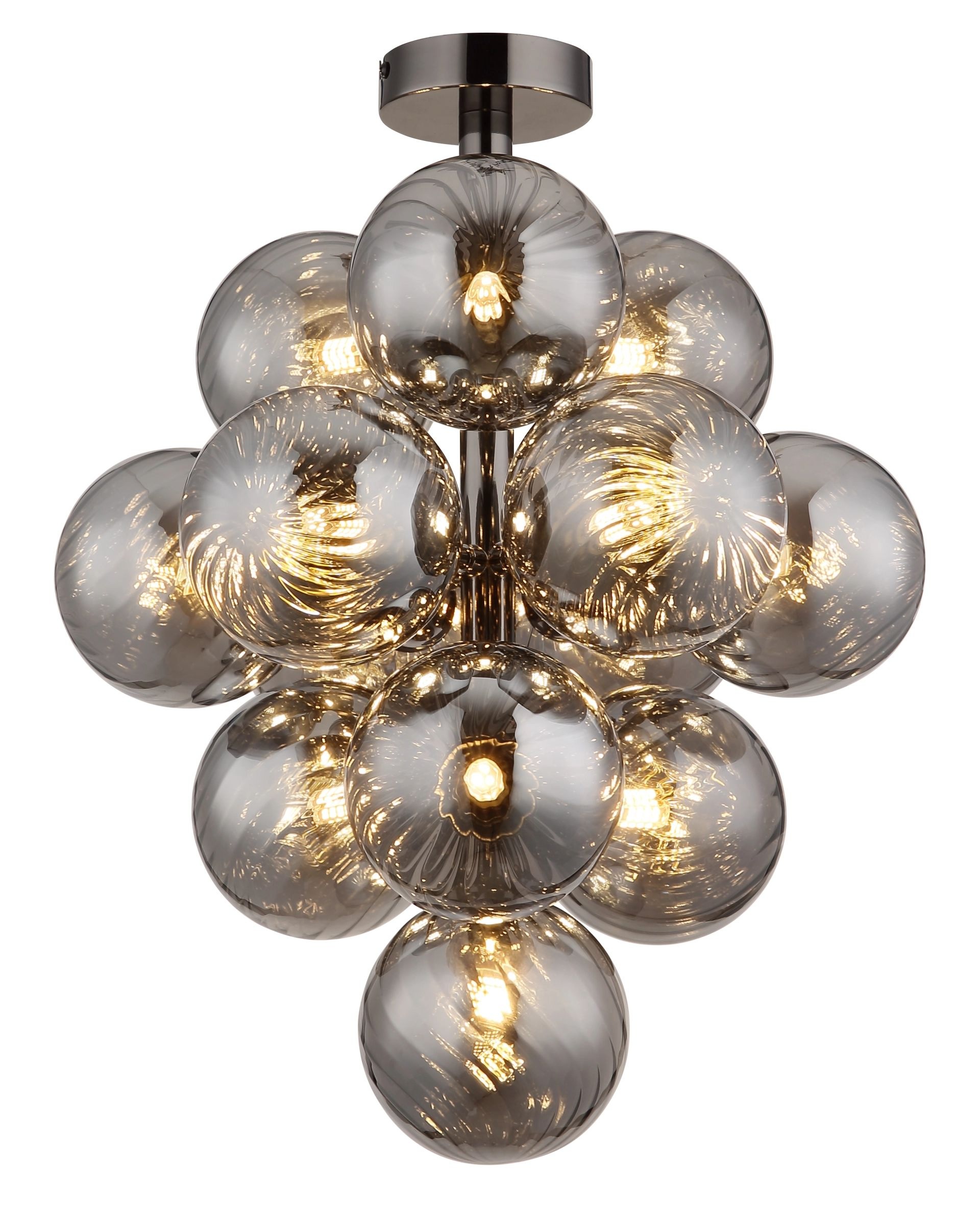 GLOBO LIGHTING LED Deckenleuchte »CONOR«, 13 flammig, Leuchtmittel G9 | ohne Leuchtmittel, Glaskugeln