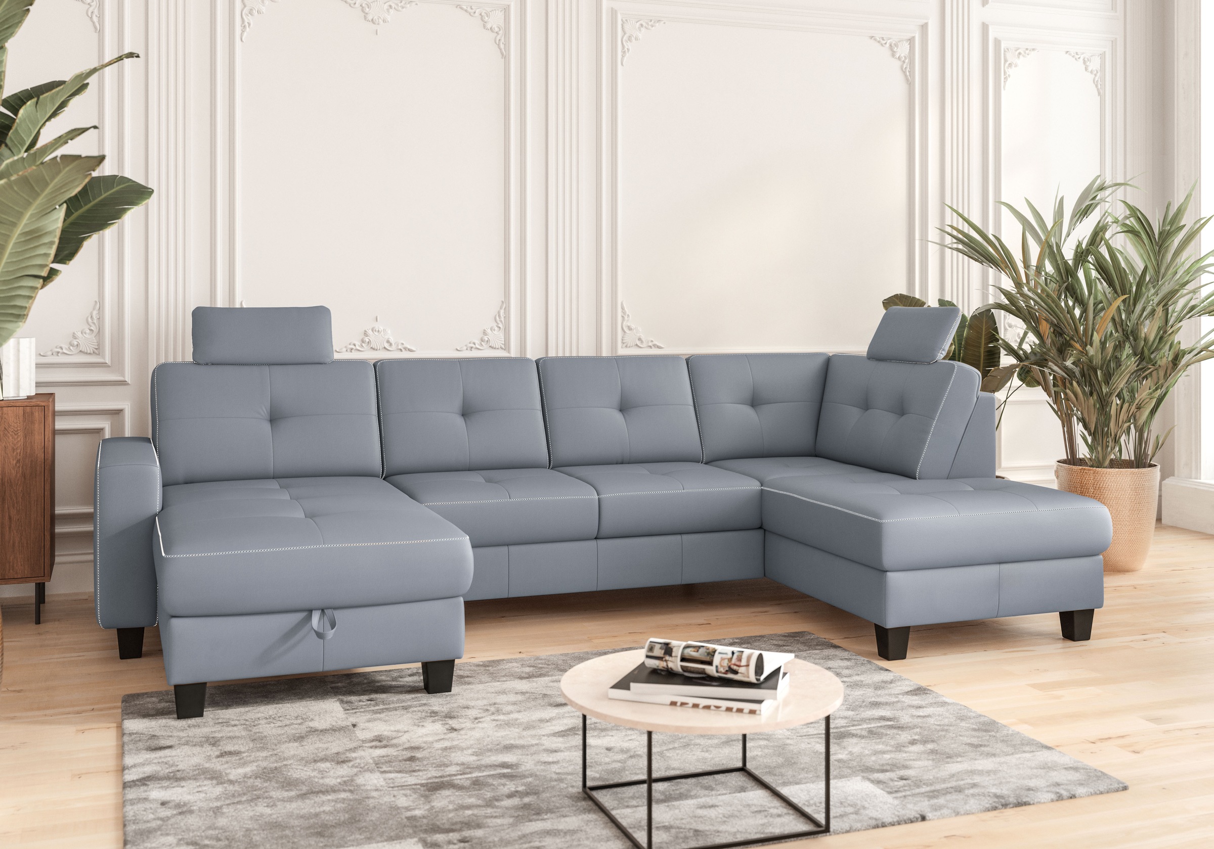 Thumbnail - PLACES OF STYLE Wohnlandschaft "Varese" wahlweise mit Bettfunktion und Bettkasten