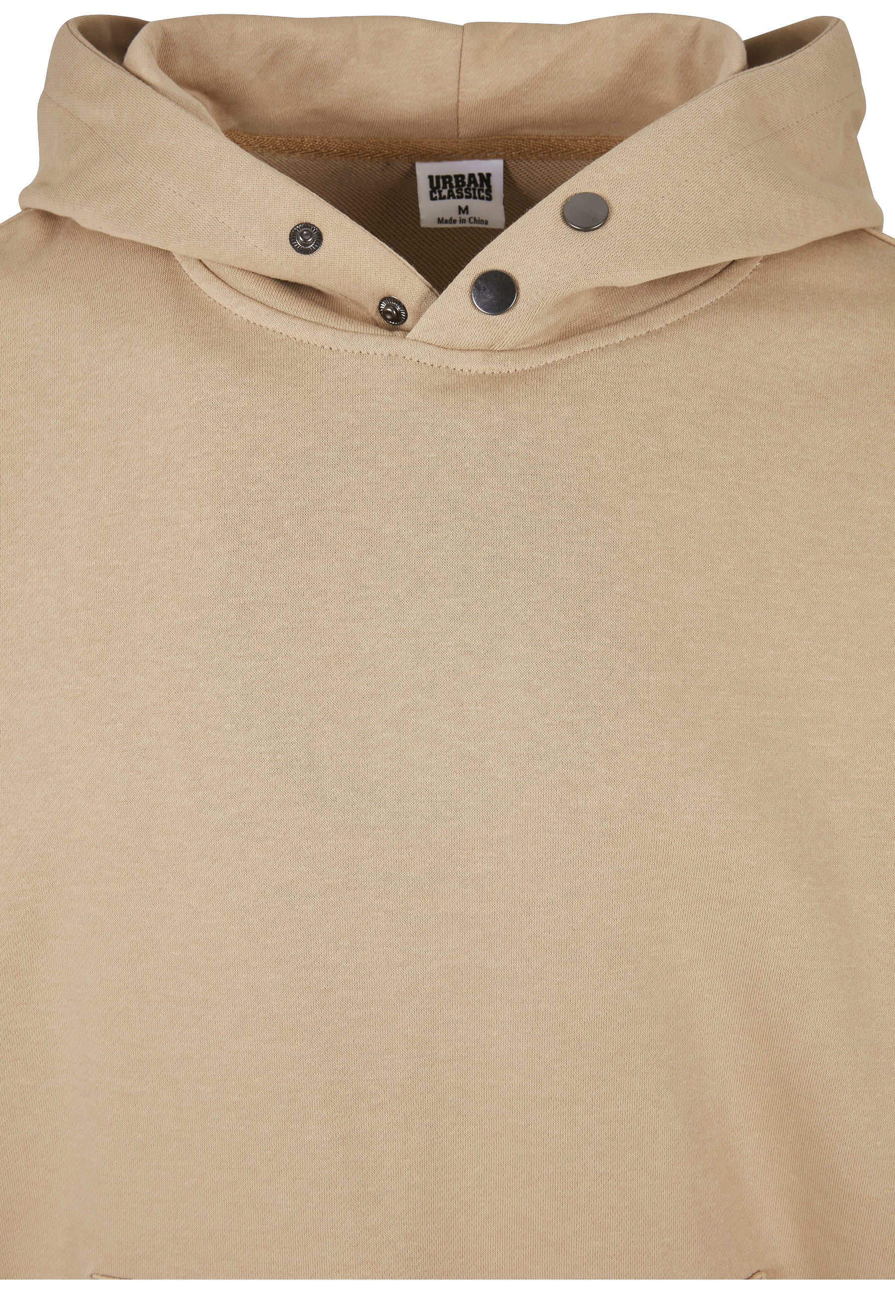 URBAN CLASSICS Rundhalspullover "Urban Classics Herren Snap Hoody" 1 Stk. günstig online kaufen