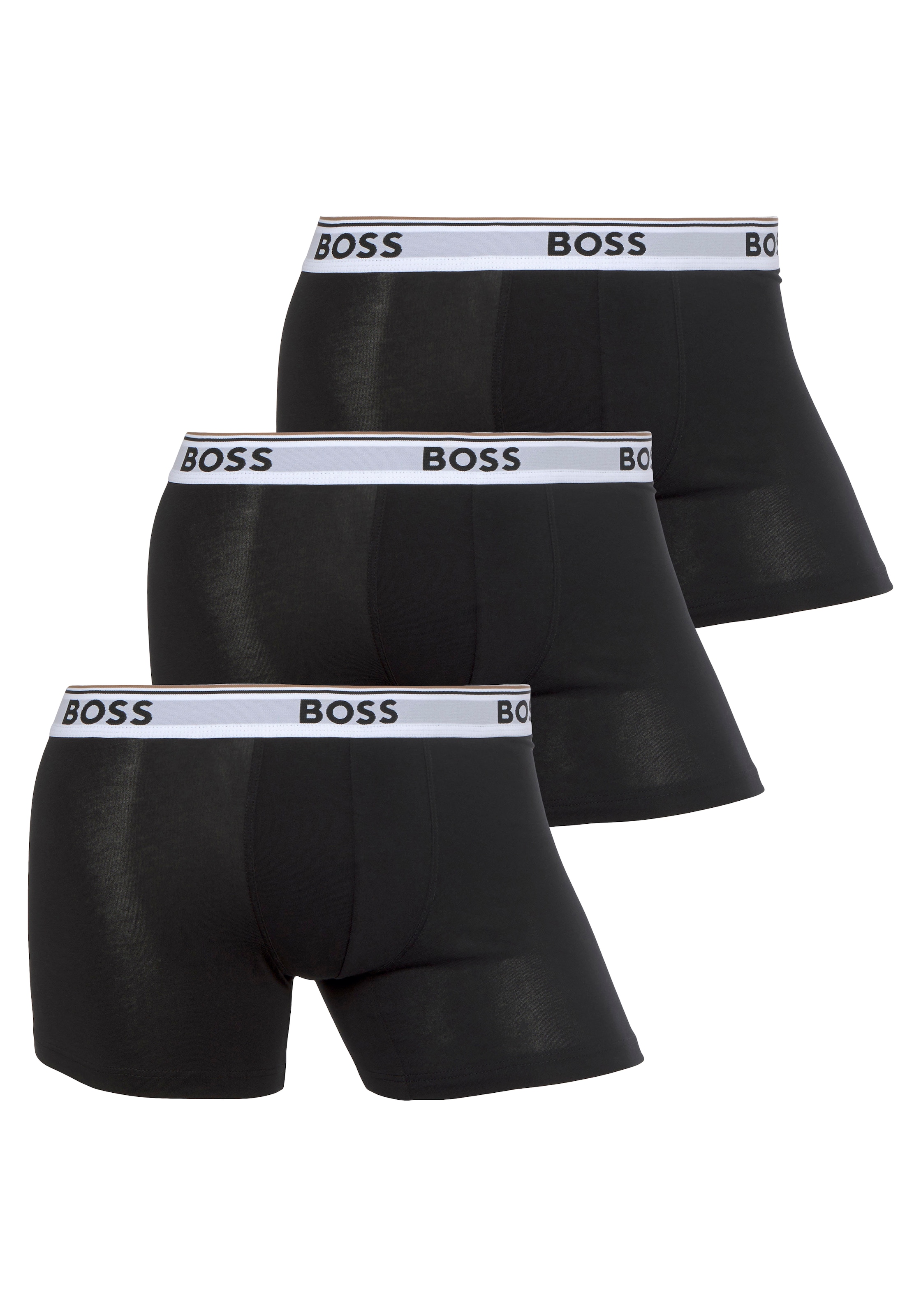 Boxer »BoxerBr 3P Power«, (Packung, 3 St., 3er Pack), mit BOSS Logo-Elastikbund