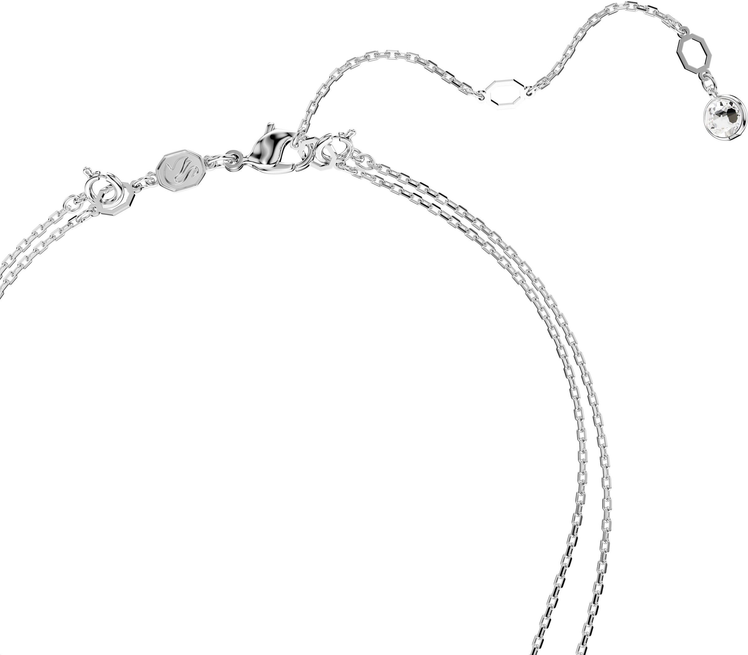 Swarovski Ketten-Set »Sublima Round im Lagenlook, 5683449, 5684244«, (Set, 2 tlg.), mit Swarovski® Kristall