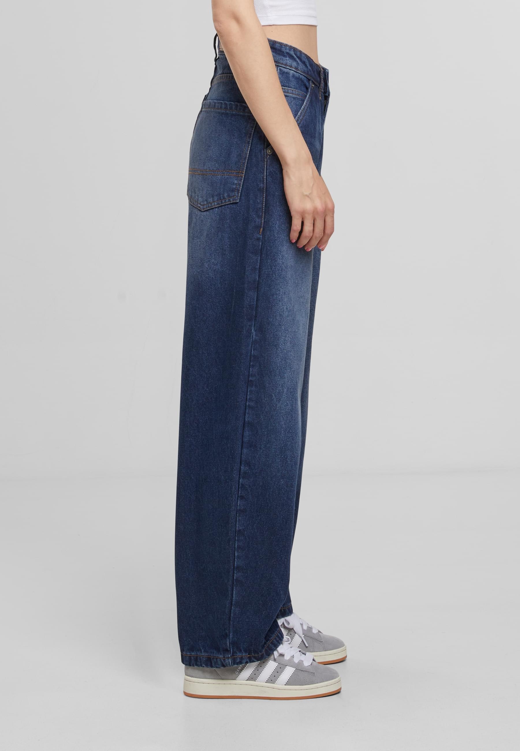 URBAN CLASSICS Bequeme Jeans »Urban Classics Ladies Tapered Baggy Jeans«