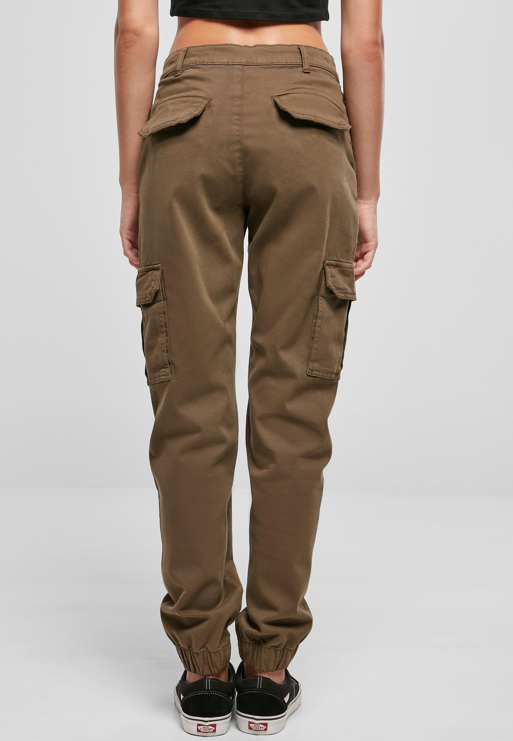 URBAN CLASSICS Cargohose »Urban Classics Damen Ladies Cotton Twill Utility Pants«, (1 tlg.)