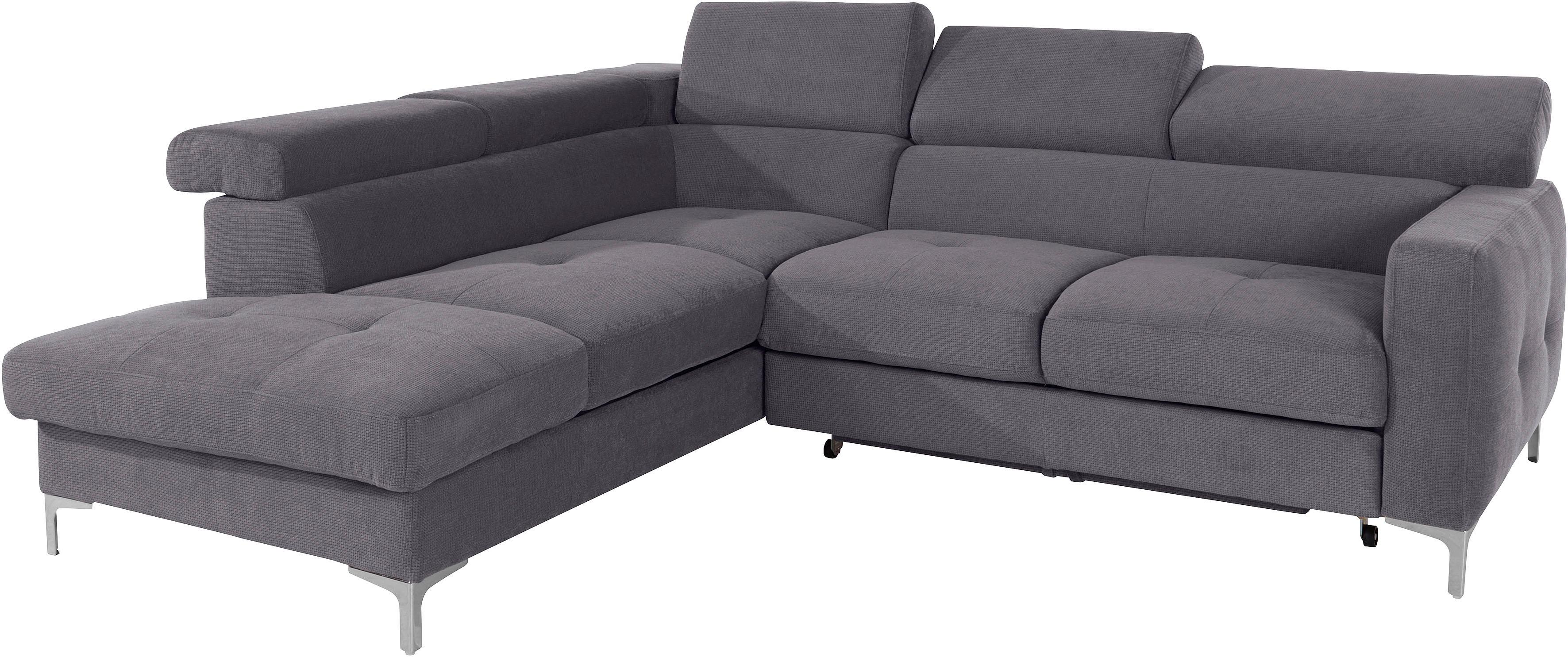 Thumbnail - COTTA Ecksofa "Sammy L-Form", mit Kopfteilverstellung, wahlweise mit Bettfunktion & Bettkasten