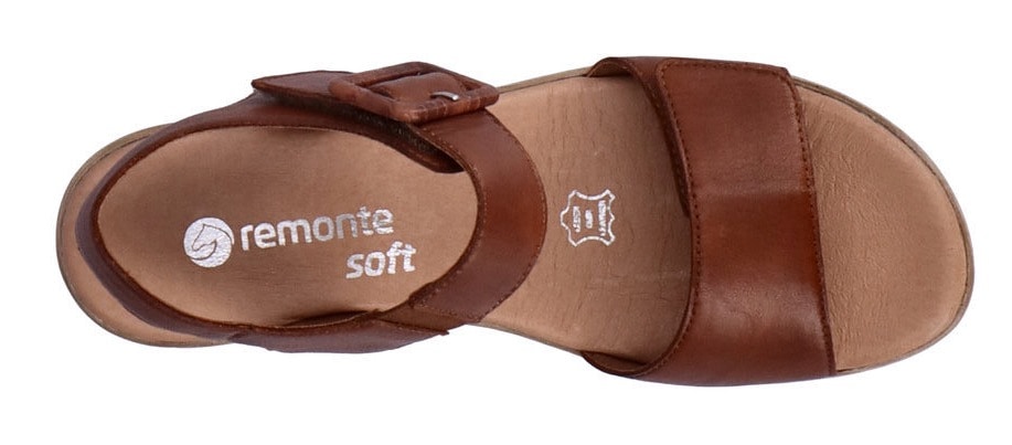 Remonte Sandalette »ELLE-Collection«, Sommerschuh, Sandale, Klettschuh, mit Klettverschlüssen