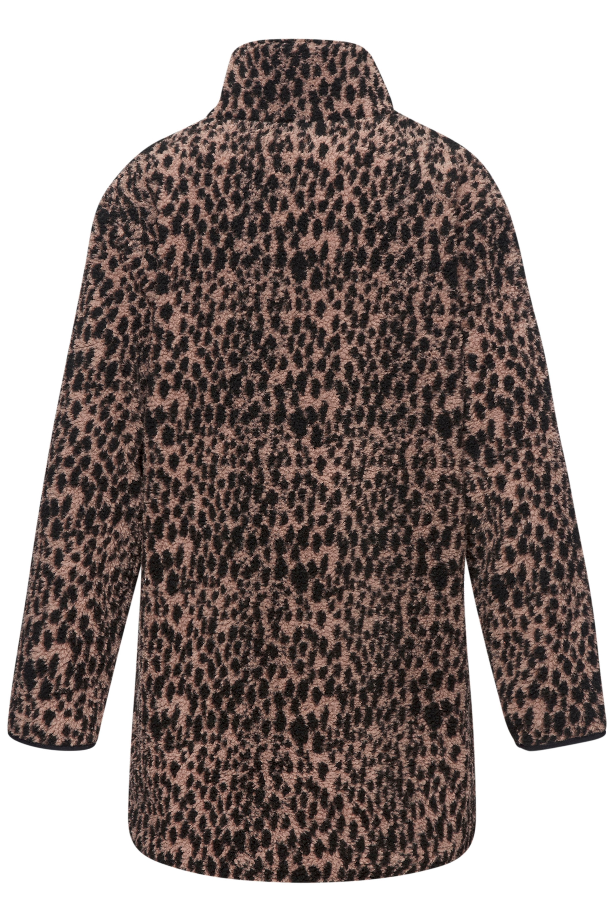 LASCANA Fleecejacke im Leomuster in weicher Fleece-Qualität