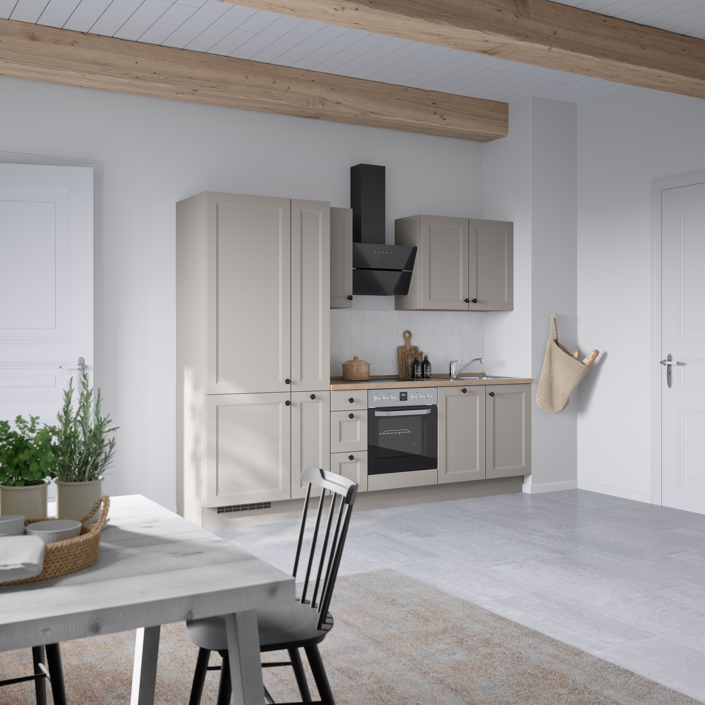 nobilia® Küchenzeile »"Cascada II"«, vormontiert, Breite 270 cm, Ausrichtung wählbar, wahlw. mit E-Geräten