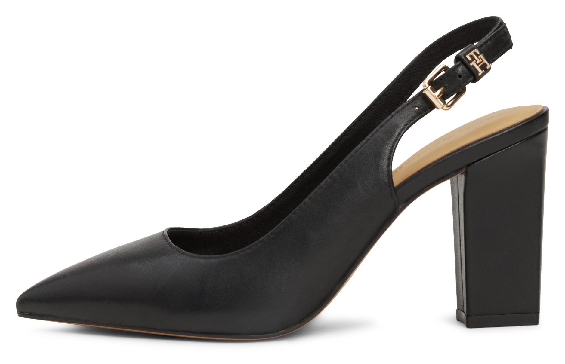 Tommy Hilfiger Slingpumps "TH BLOCK HIGH HEEL PUMP", Abendschuh, Festtagssc günstig online kaufen