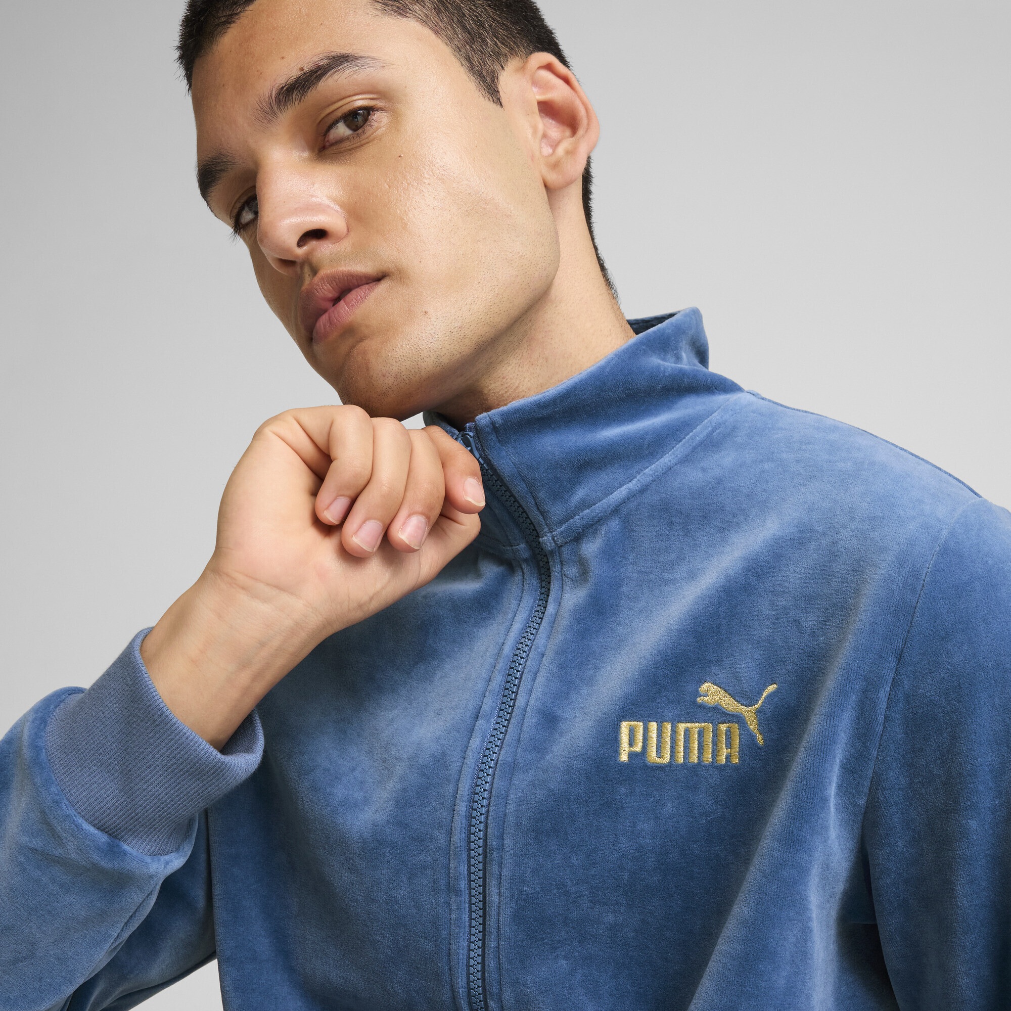 PUMA Sweatjacke »ESS+ MINIMAL GOLD Jacke Herren«