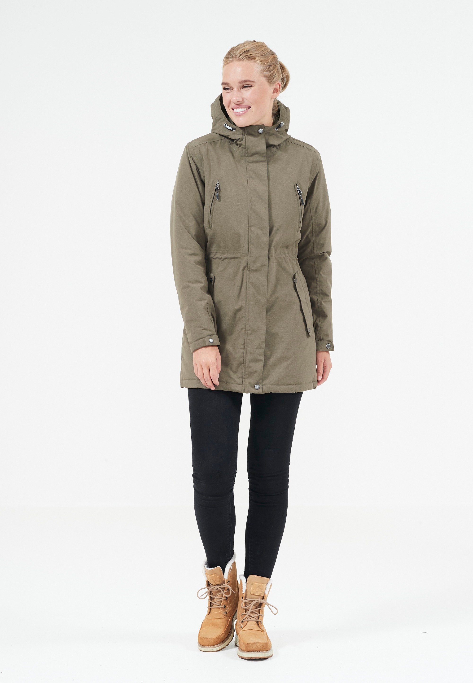 WHISTLER Parka »Basta W Long W-PRO 10000«, mit wasser- und winddichter Membran