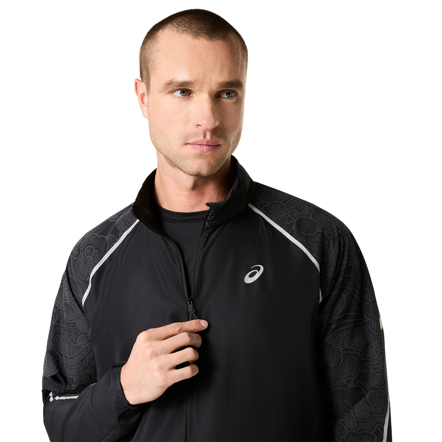 Asics Laufjacke »ROAD LITE-SHOW JACKET« Atmungsaktiv, Reflektierend, Smartphone-Fach