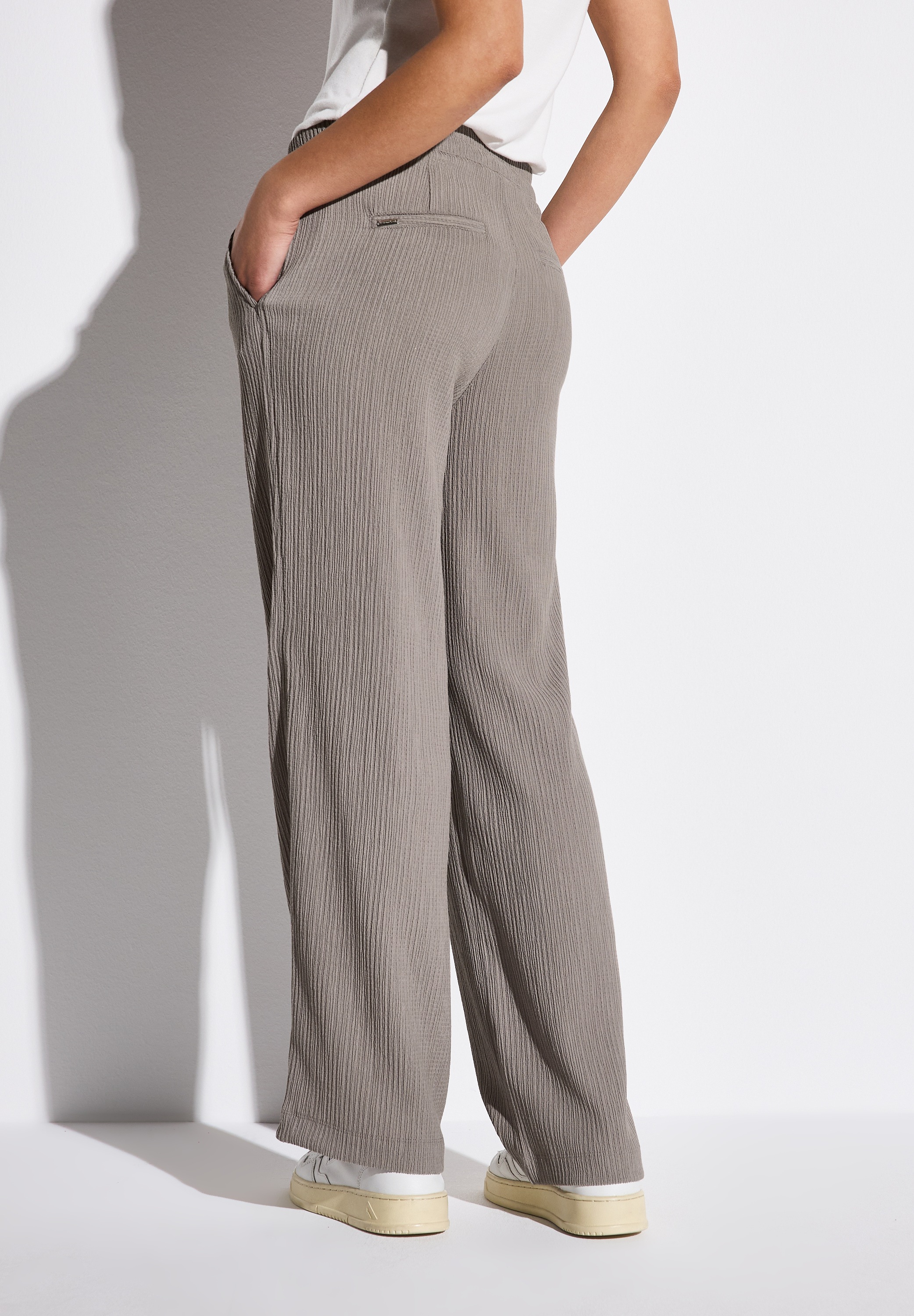 STREET ONE Sommerhose mit Struktur günstig online kaufen