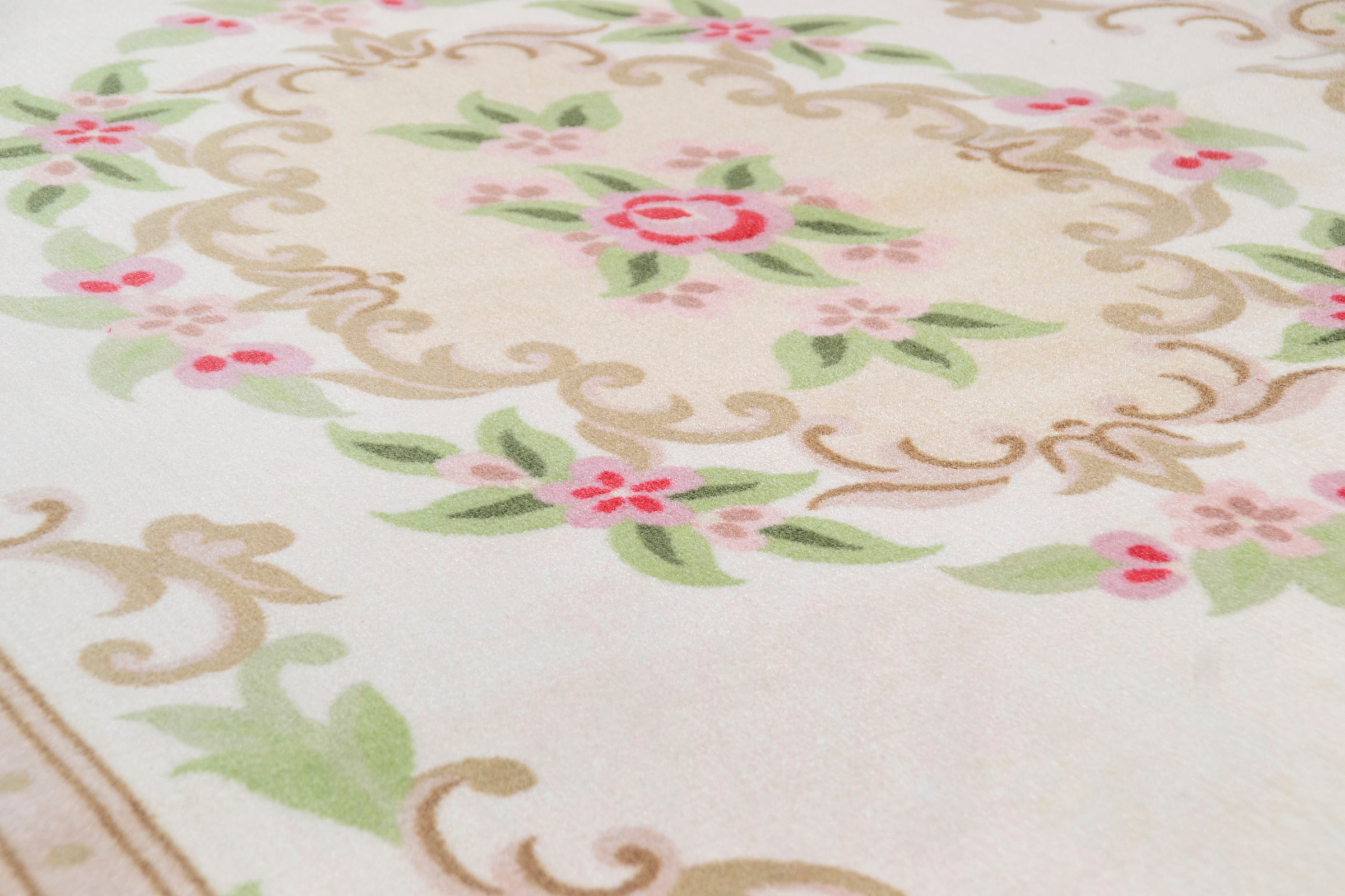 THEKO Teppich »Sydney 1000«, rechteckig, 10 mm Höhe, Kurzflor, florales Design, Orient-Optik, Wohnzimmer