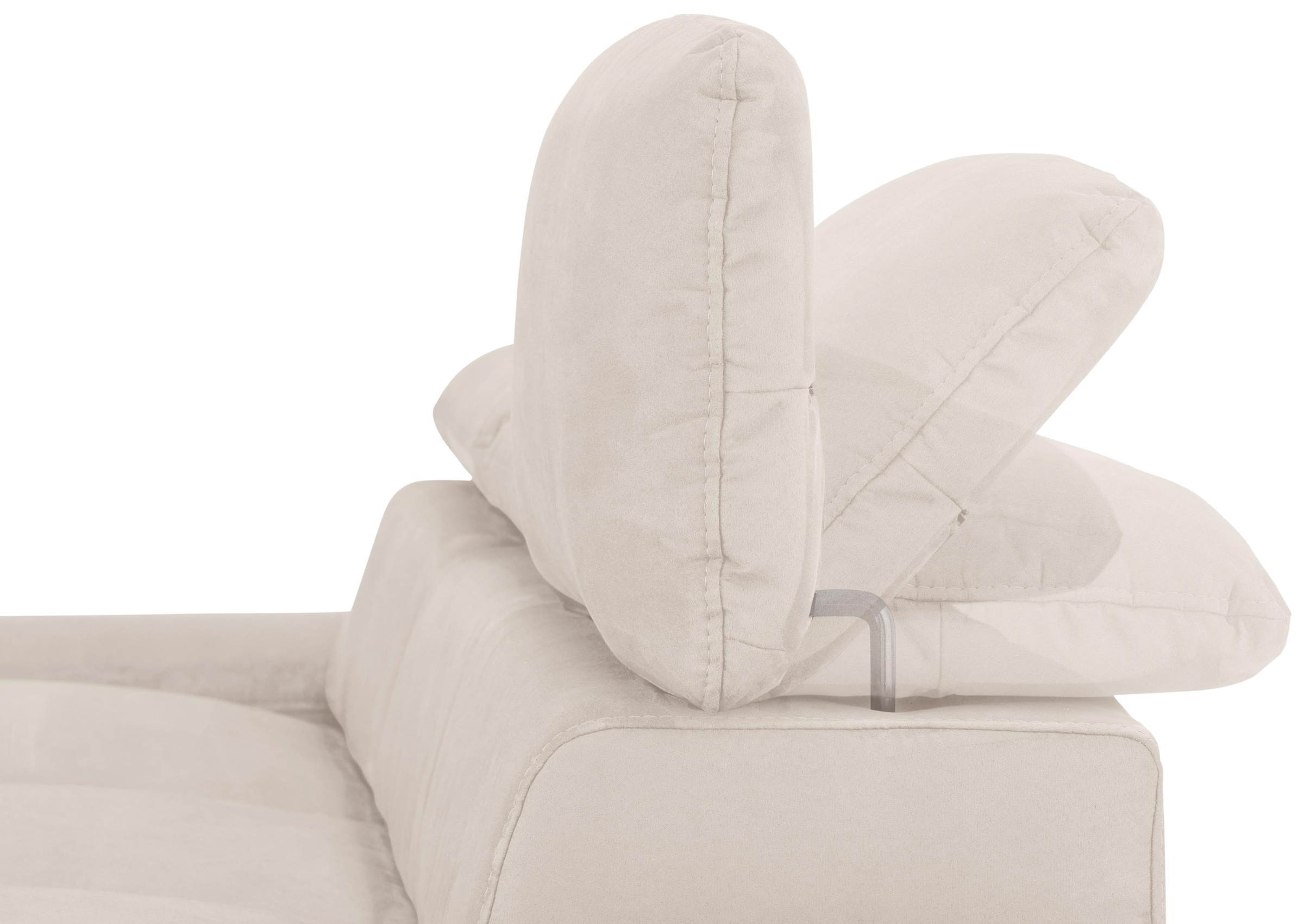 Home affaire Ecksofa »Alberto L-Form«, mit Kopfteilverstellung, wahlweise mit Bettfunktion