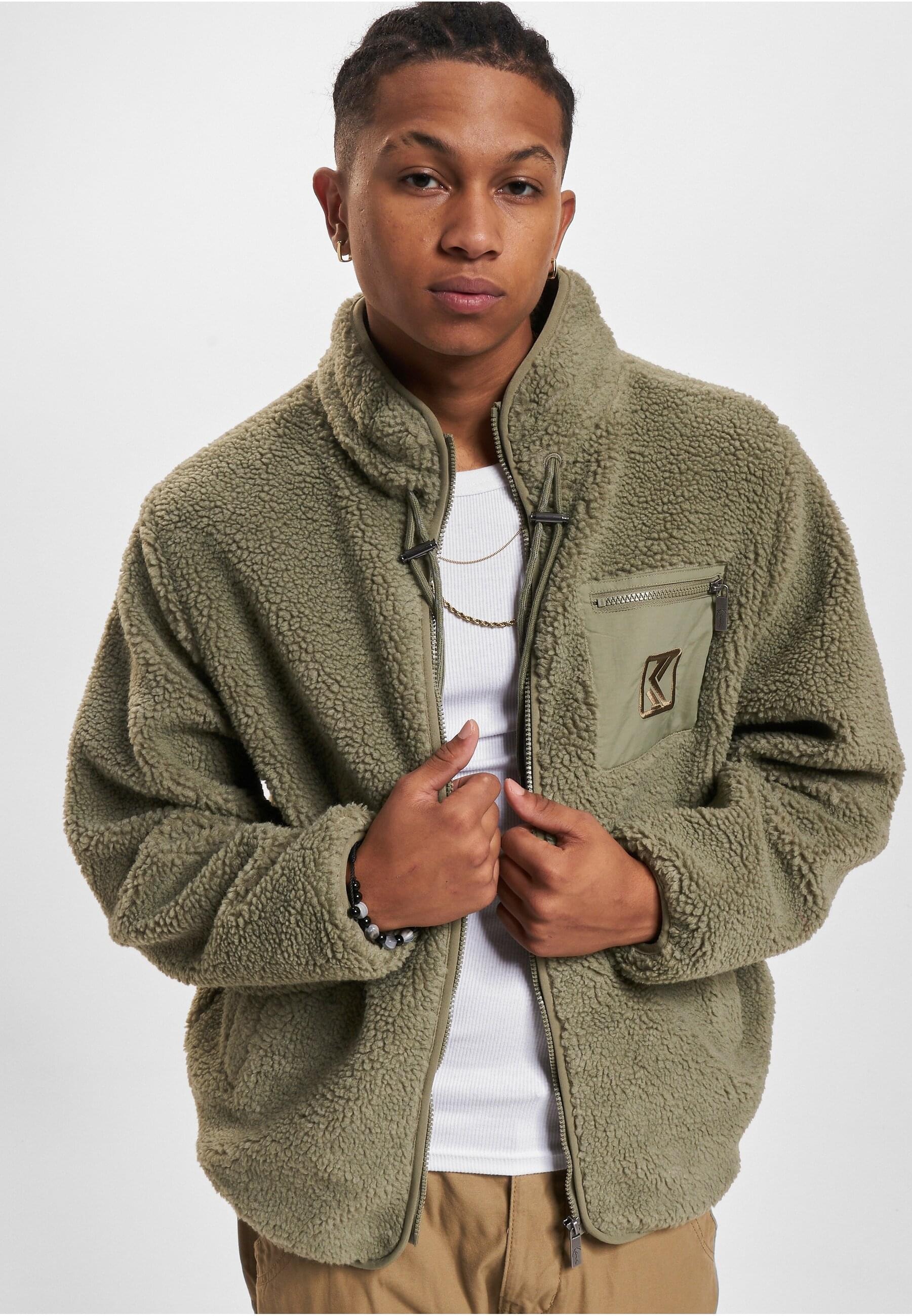 Karl Kani Winterjacke »Karl Kani Herren KM234-007-2 KK OG Teddy Trackjacket«, (1 St.), ohne Kapuze