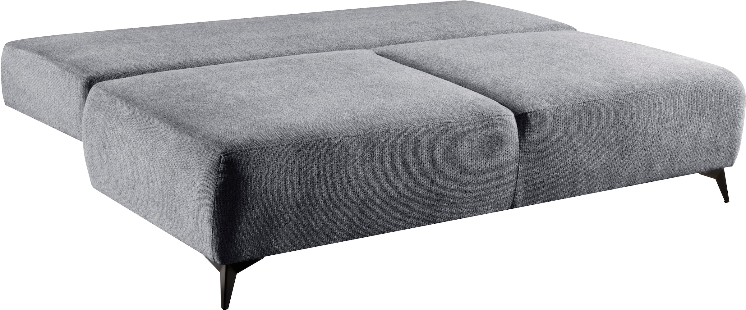 WERK2 Schlafsofa »Valerie mit Komfortsitz- und Liegehöhe, Breite 200cm,«, bequemes 2-Sitzer Schlafcouch mit Bettkasten