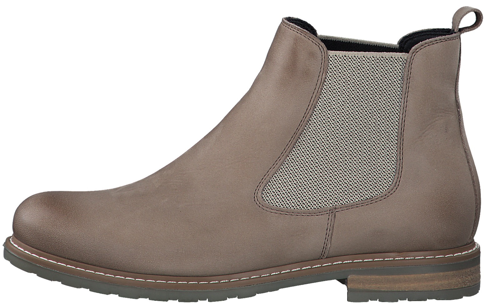 Tamaris Chelseaboots, Blockabsatz, Stiefelette, Businesschuh, Schlupfboots, Anziehlasche