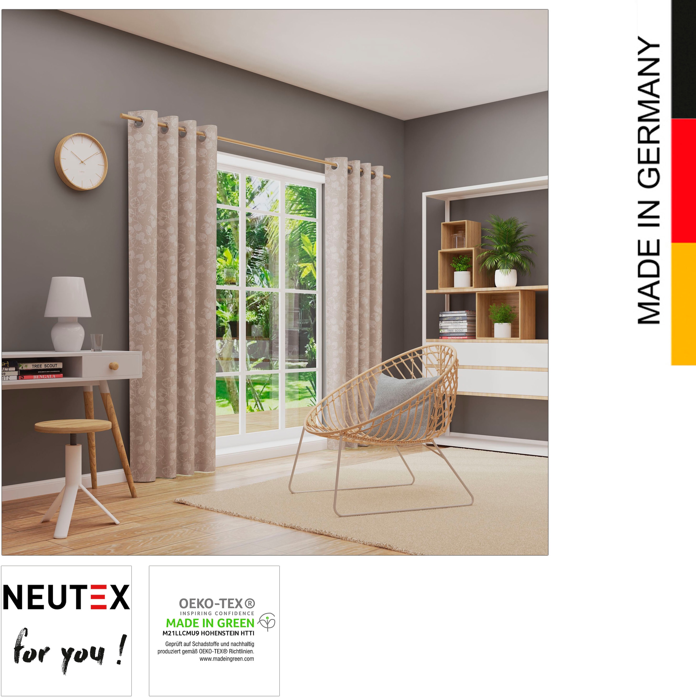 Neutex for you! Vorhang »Dalia«, (1 St.), softe weichfließende Dekoqualität  bestellen | BAUR