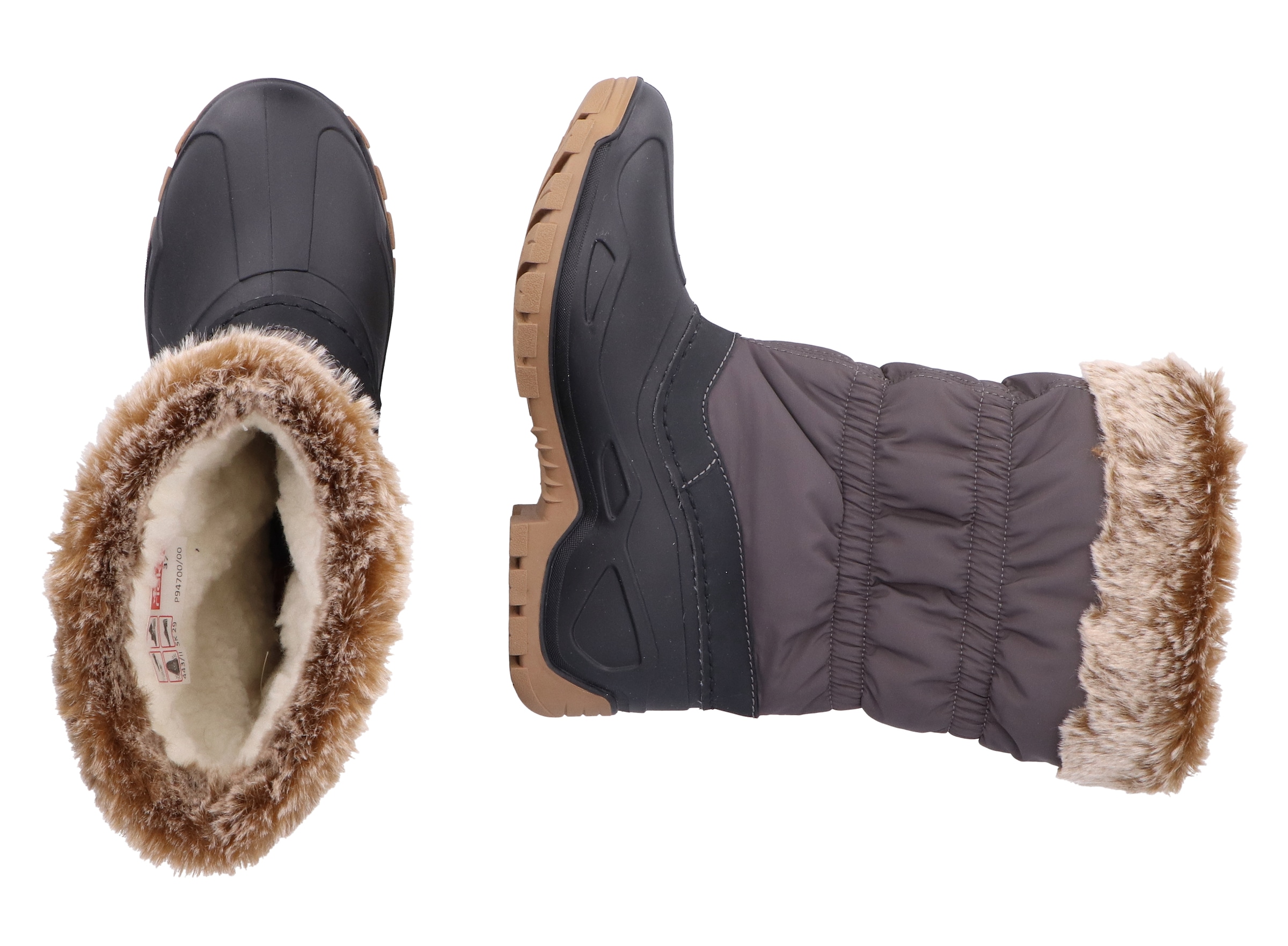 Rieker Winterstiefel, mit gerafftem Schaft dank Gummizug