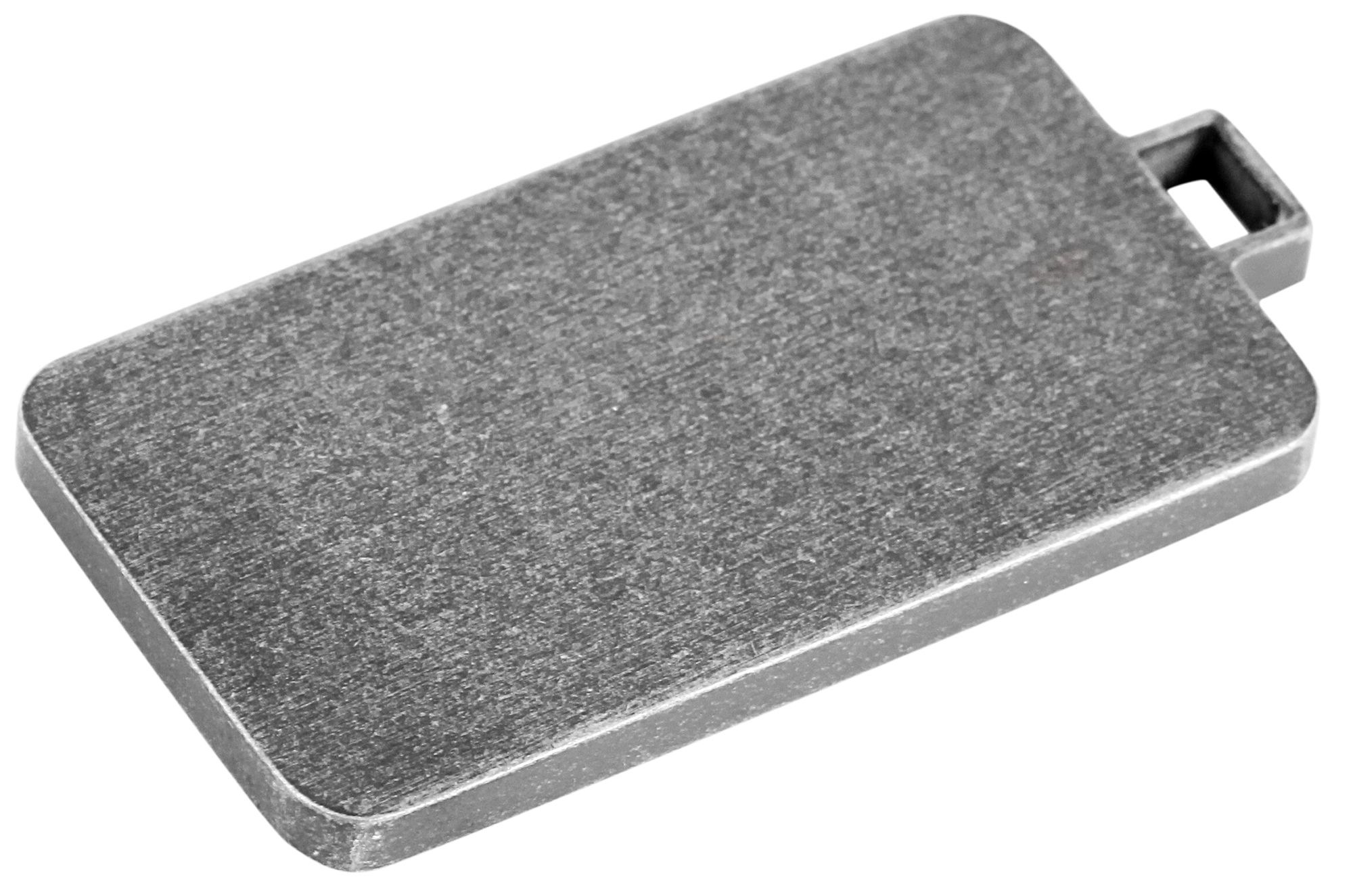 ADELIA ́S Damen Kettenanhänger "Unisex Anhänger – Gravuranhänger aus Edelstahl", Edelstahlgrau, Edelstahl, Schmuckanhänger, Ein kleines Geschenk mit