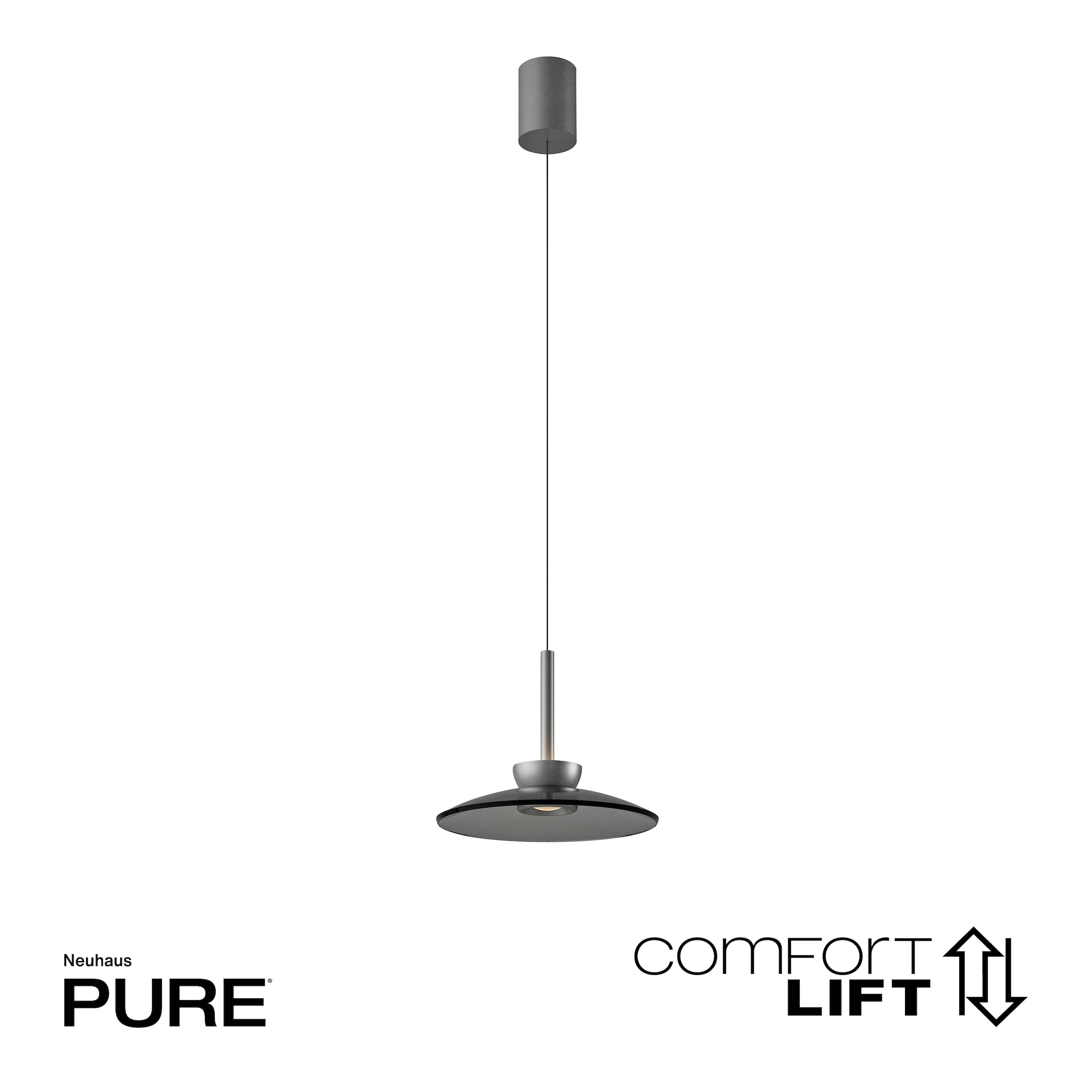 Neuhaus PURE LED Pendelleuchte »PURE Moon« LED-Board 1 Stk. Warmweiß Comfort Lift, dimmfähig über separaten Tronicdimmer