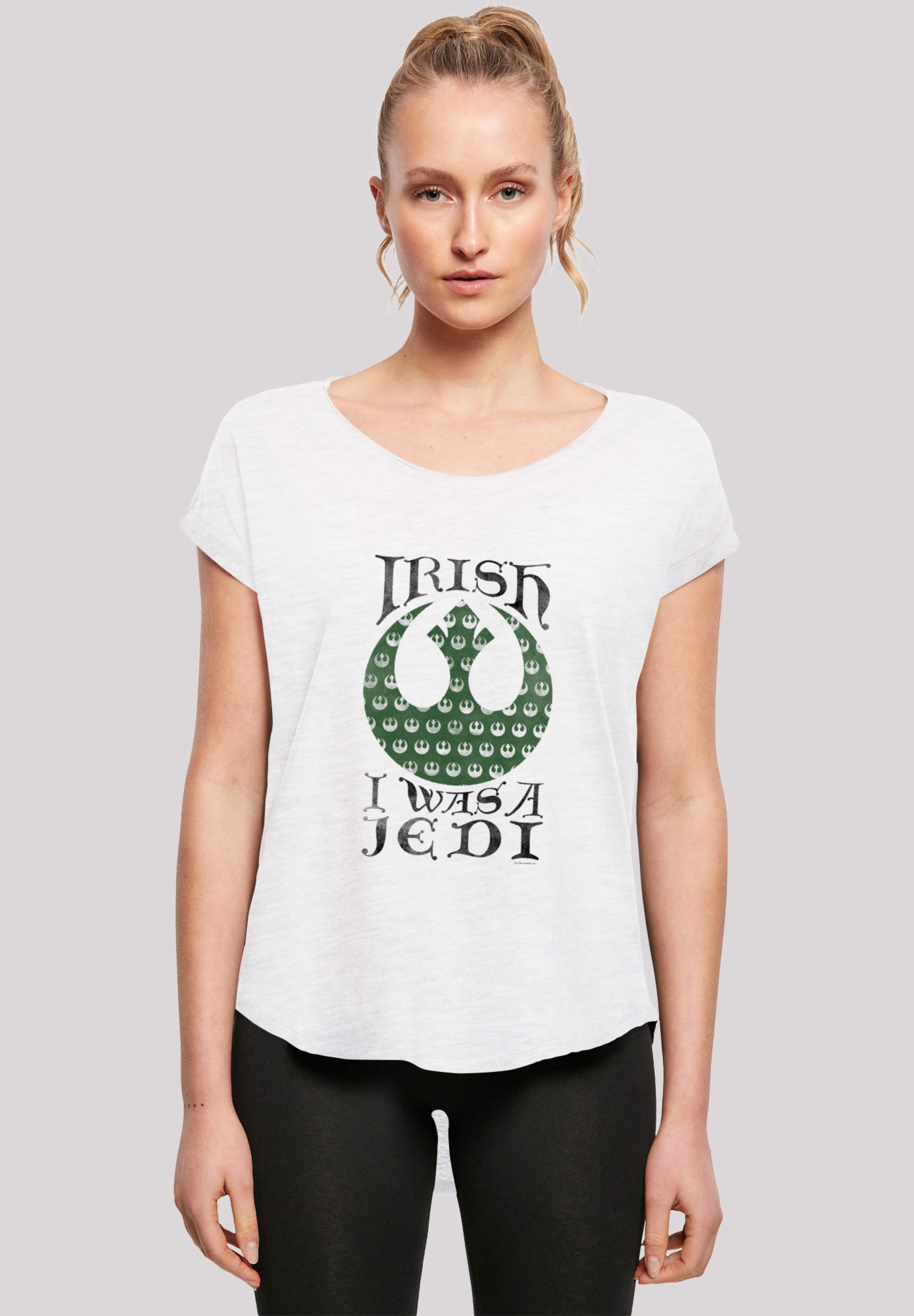 F4NT4STIC T-Shirt "Long Cut T-Shirt Star Wars Irish I Was A Jedi", Damen,Pr günstig online kaufen