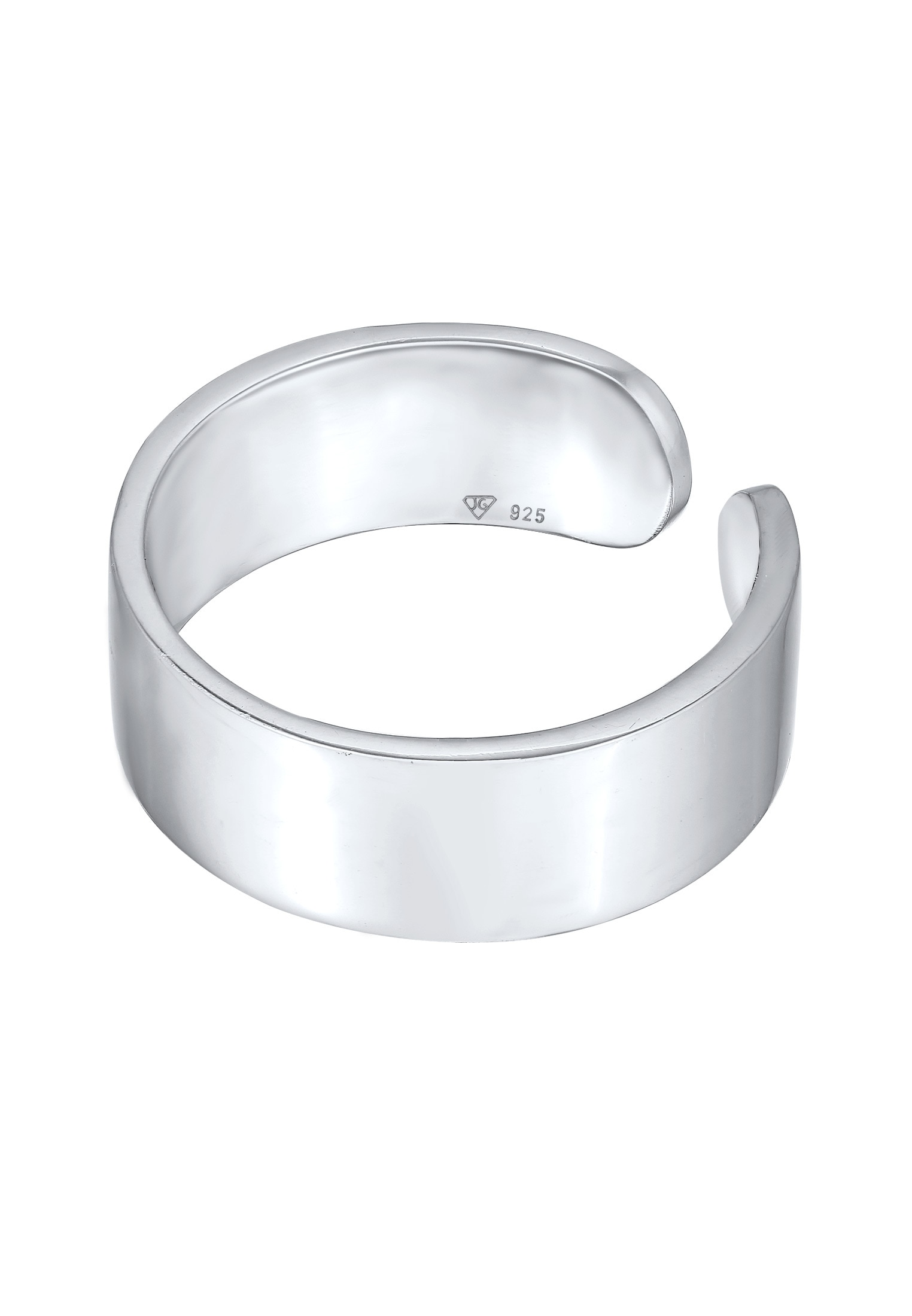 Kuzzoi Silberring »Bandring Klares Design Offen 925 Silber« bestellen | BAUR